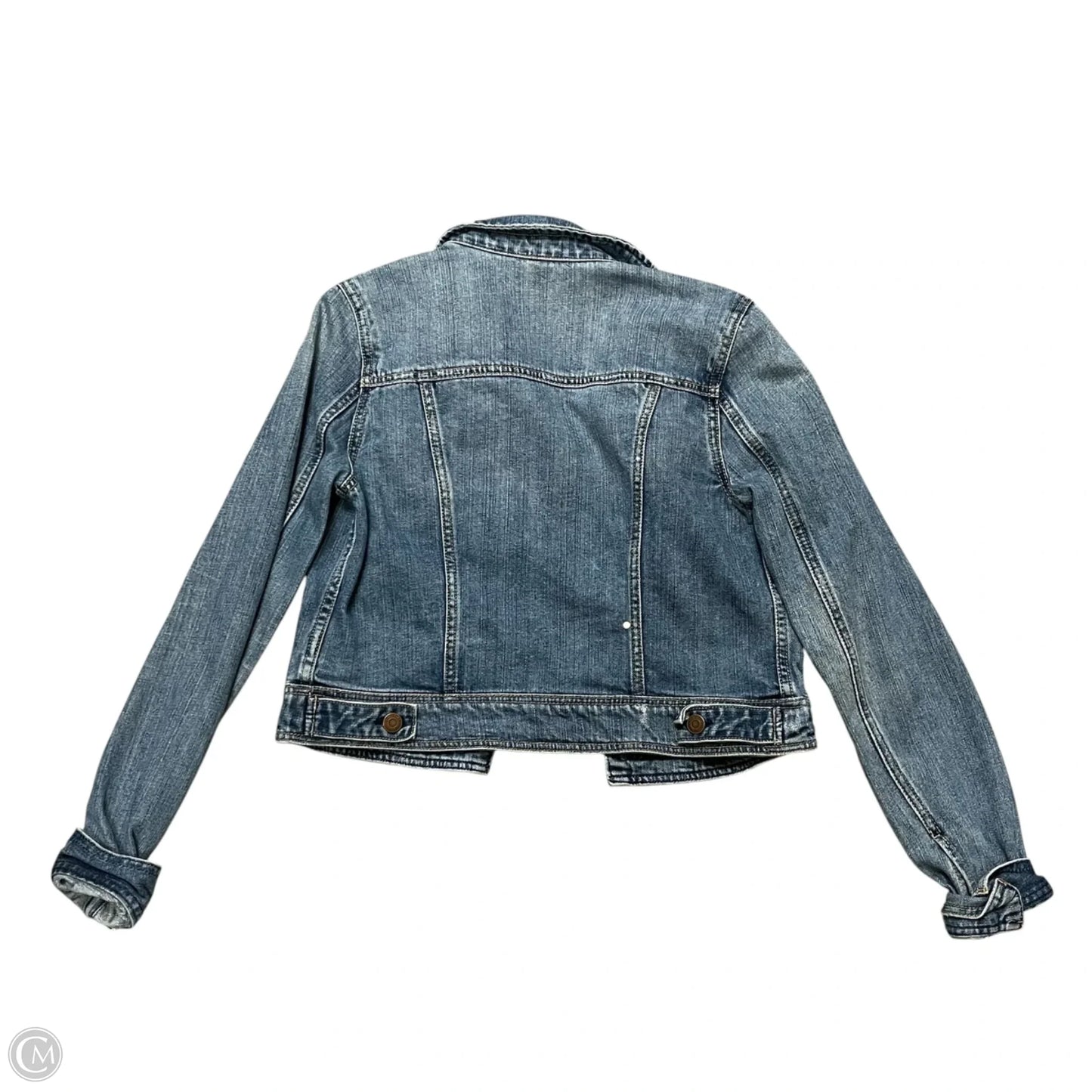 Jacket Denim By American Eagle In Blue Denim, Size: S