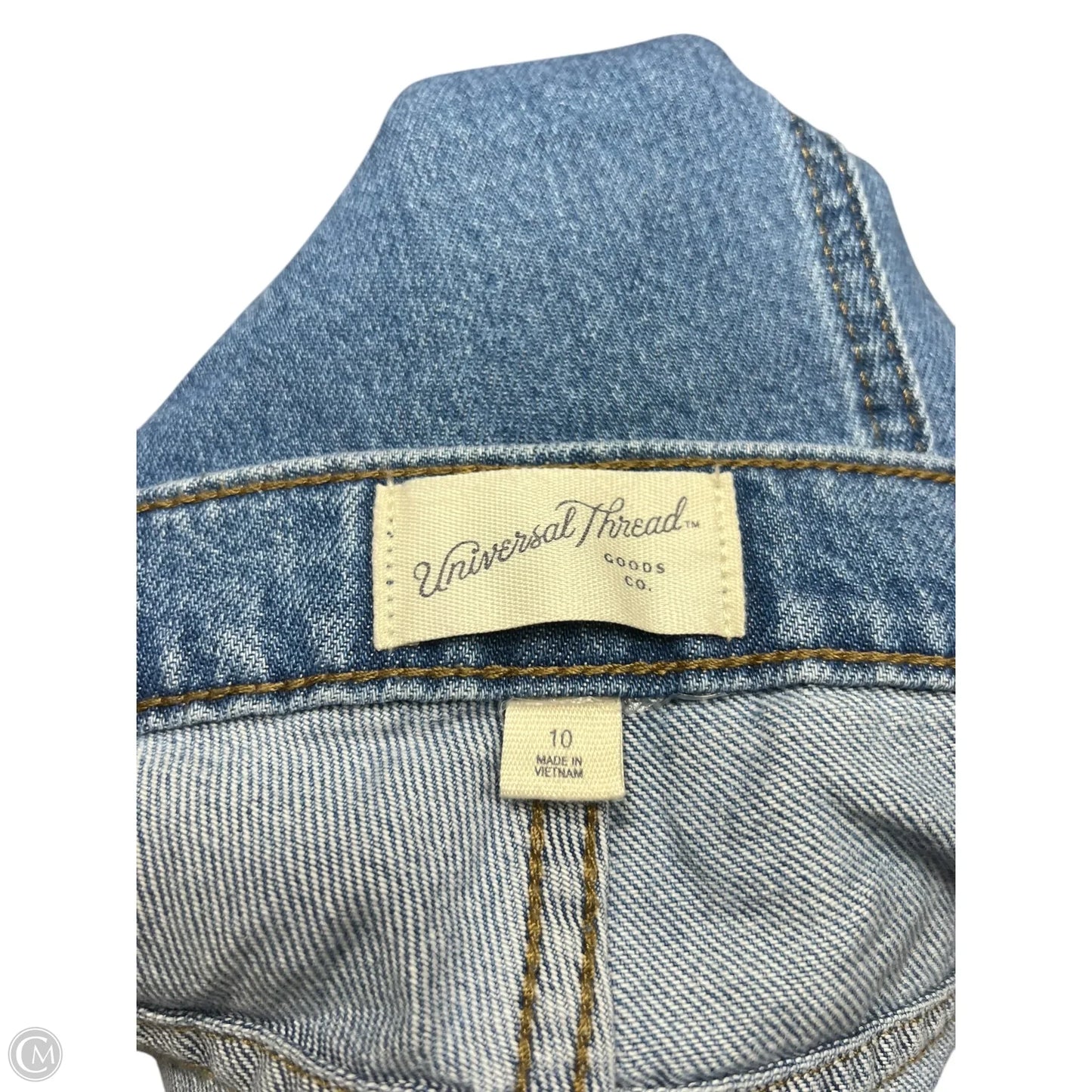 Skirt Maxi By Universal Thread In Blue Denim, Size: 10