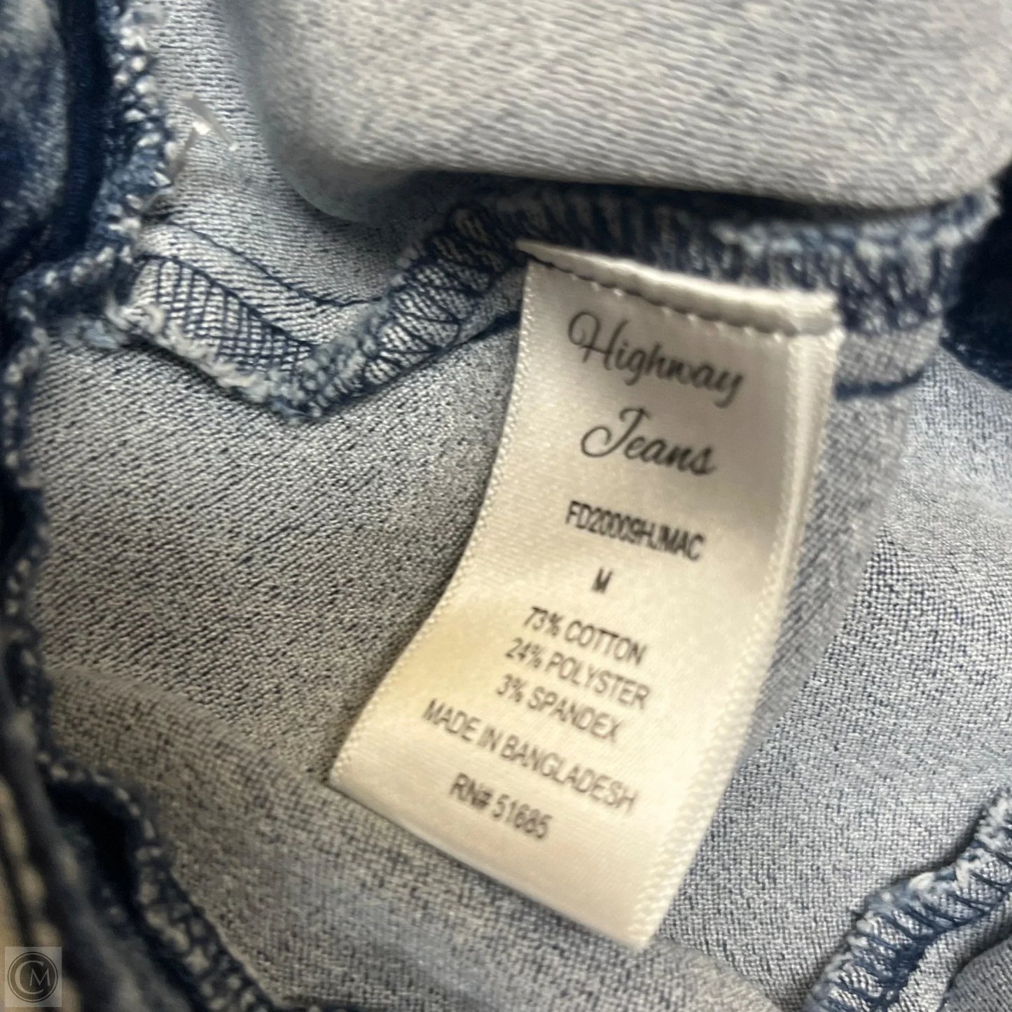 Jumpsuit By Highway Jeans In Blue Denim, Size: M