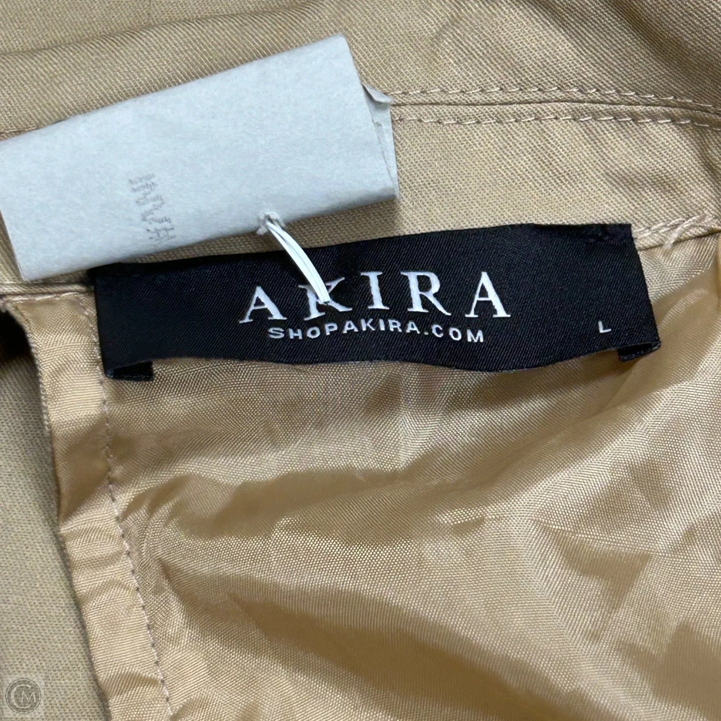 Coat Other By Akira In Tan, Size: L