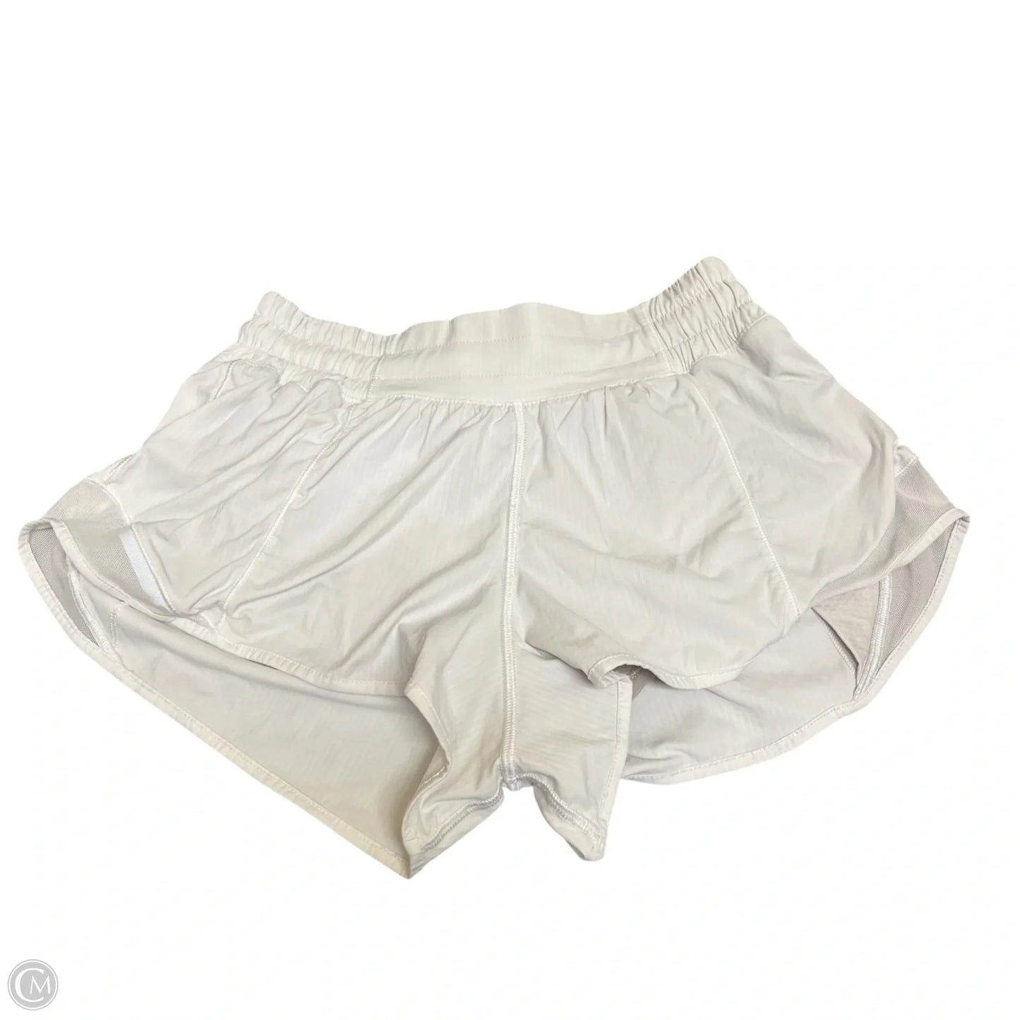 Athletic Shorts By Lululemon In Cream, Size: 4