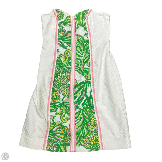 Dress Designer By Lilly Pulitzer In Green & White, Size: Xs