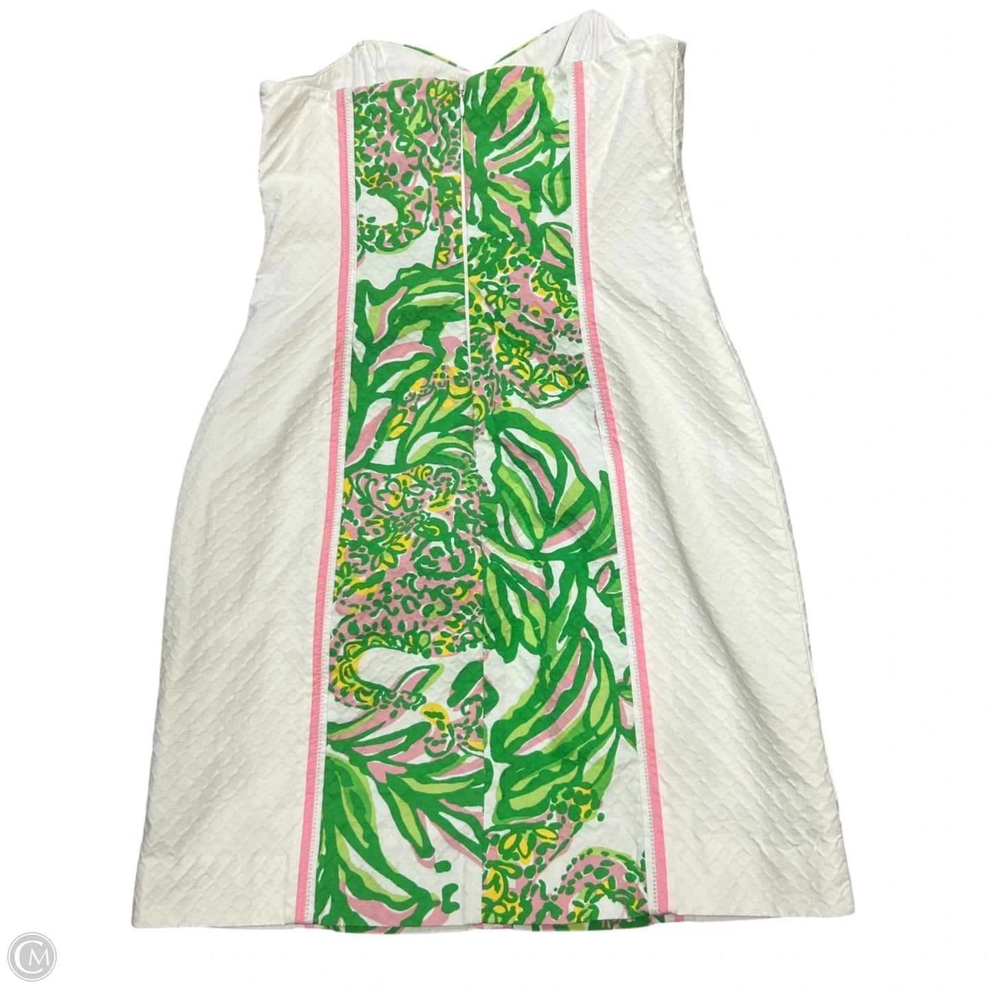 Dress Designer By Lilly Pulitzer In Green & White, Size: Xs