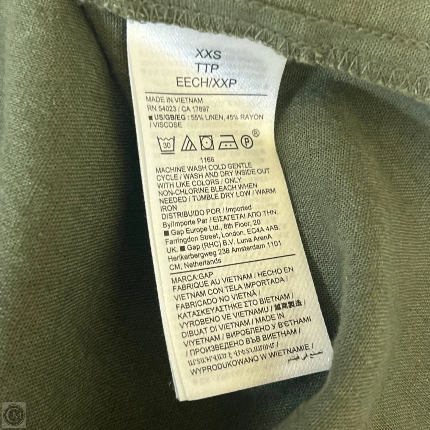 Skirt Maxi By Gap In Green, Size: Xxs