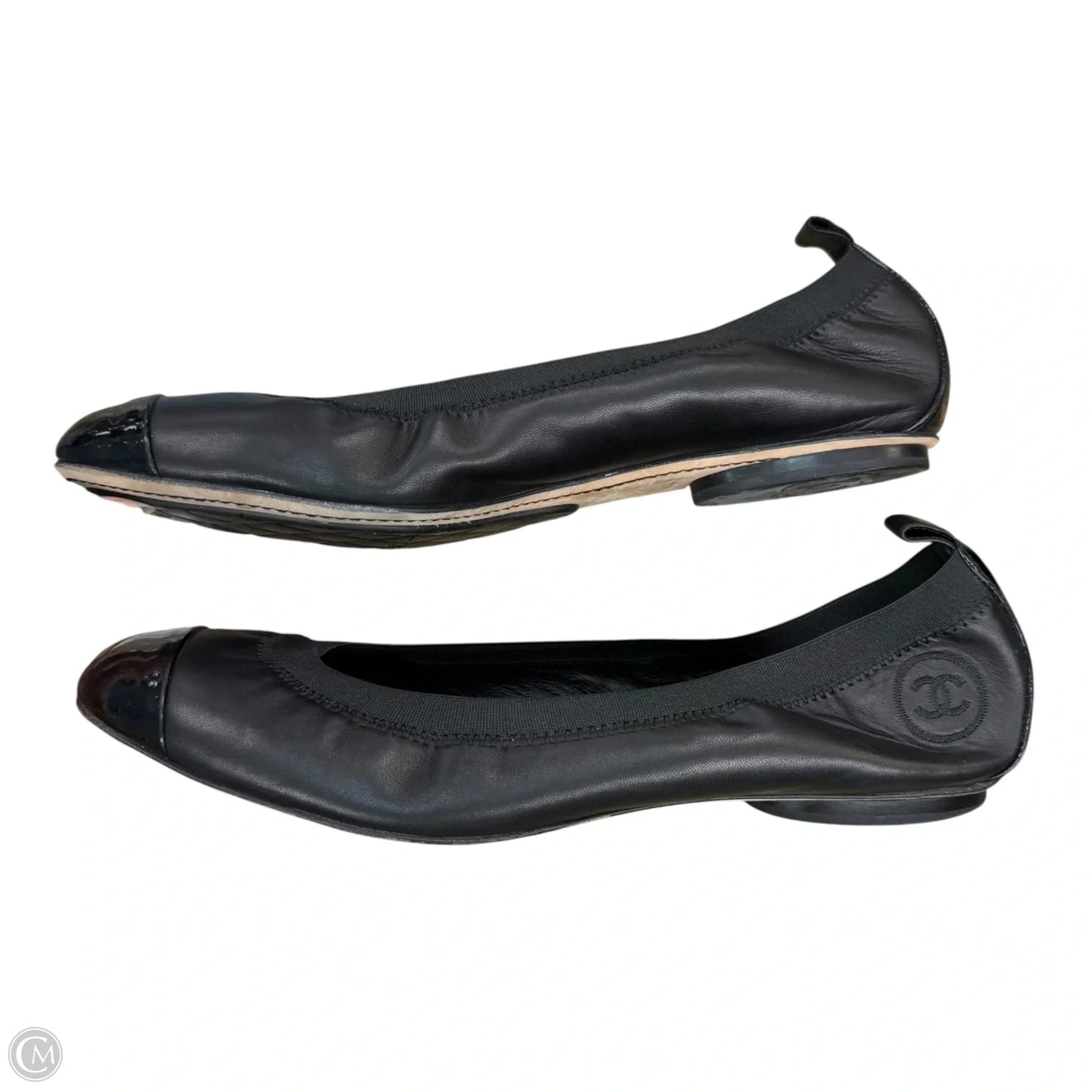 Shoes Luxury Designer By Chanel In Black, Size: 10.5