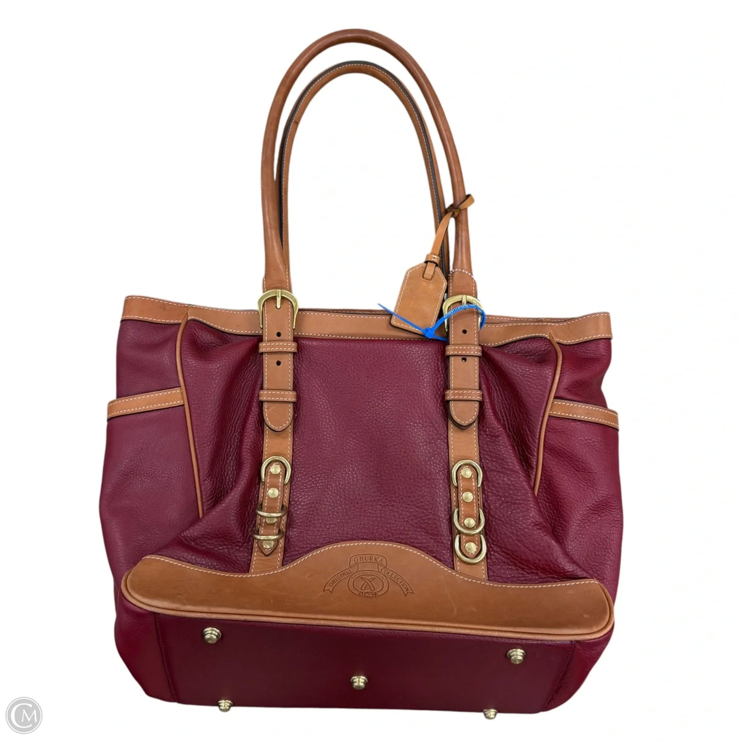 Handbag Leather By Ghurka, Size: Large