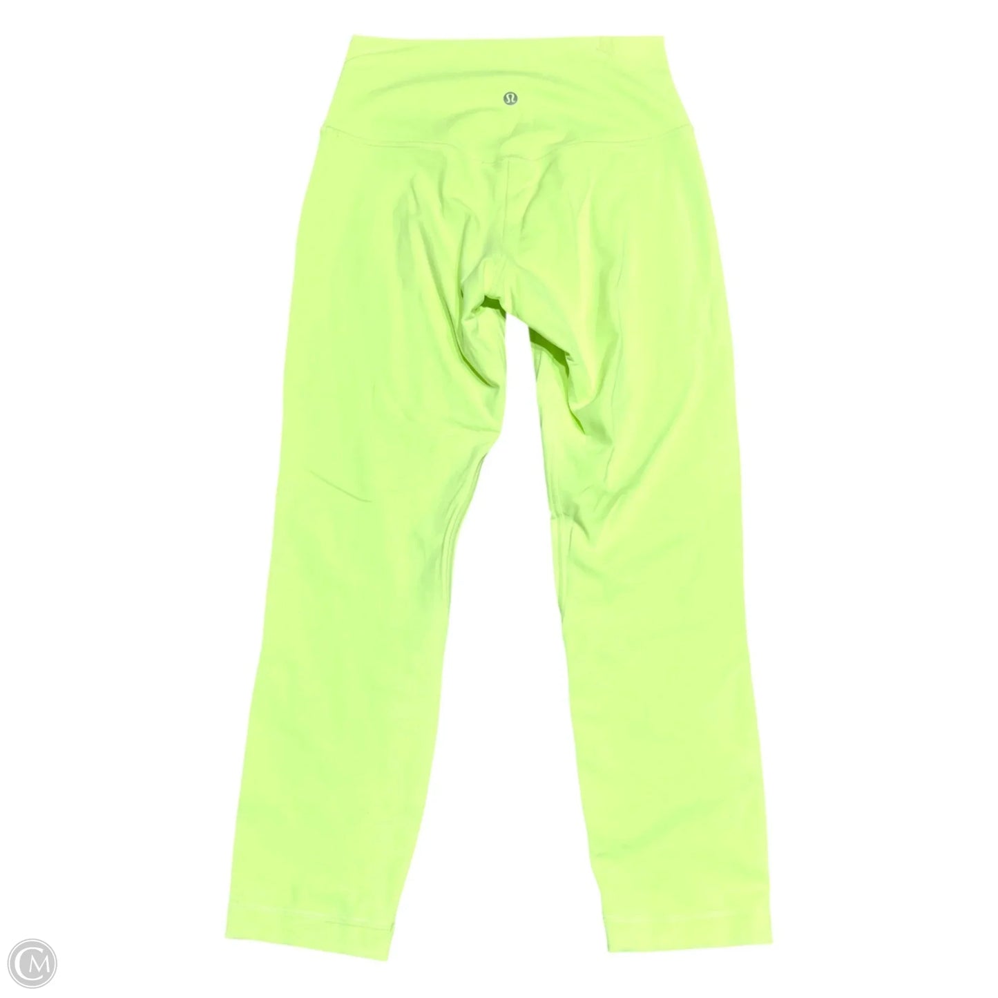 Athletic Capris By Lululemon In Green, Size: 6