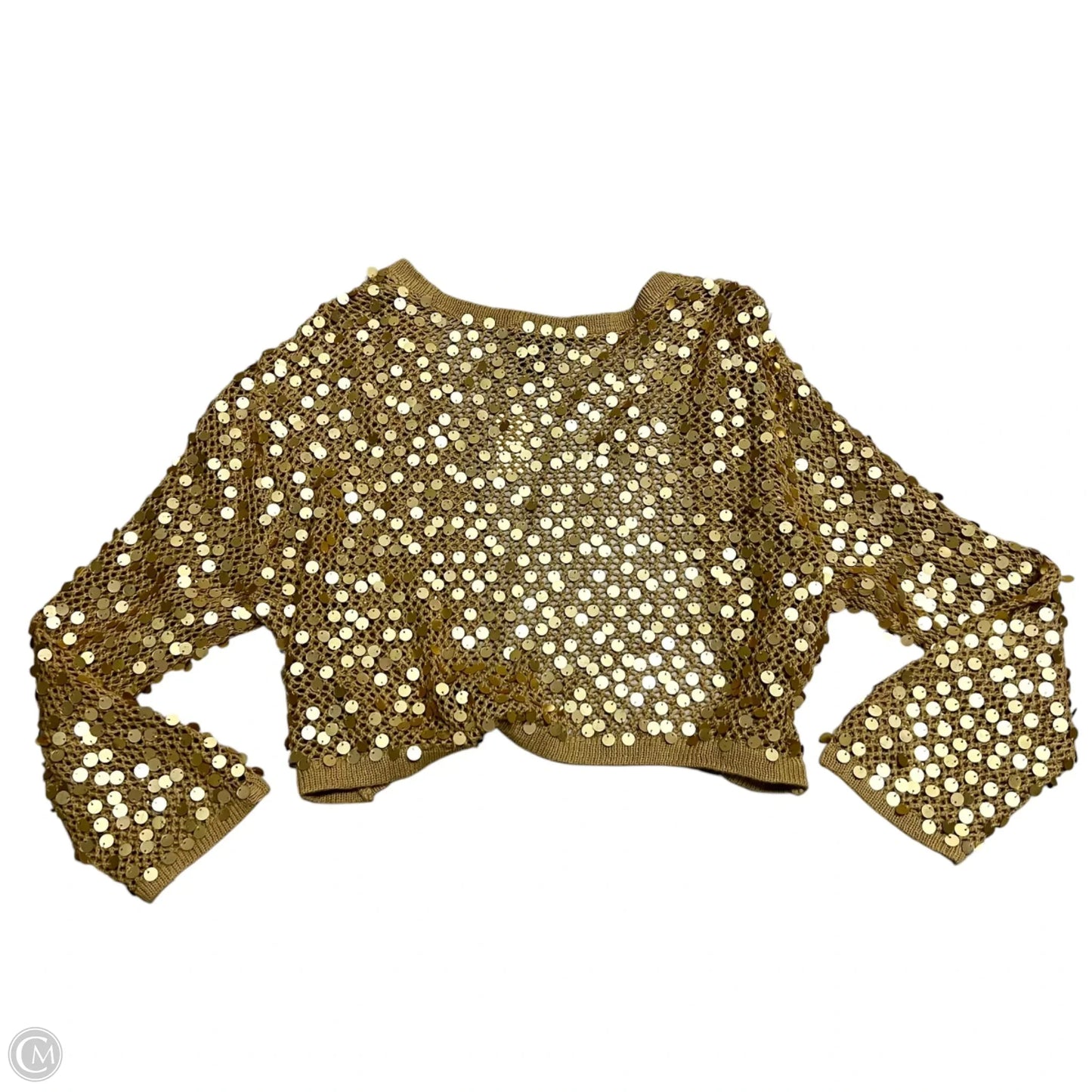 Cardigan By New York And Co In Gold, Size: L