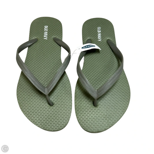 Sandals Flip Flops By Old Navy In Green, Size: 5