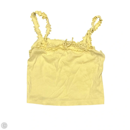 Top Sleeveless By Maeve In Yellow, Size: Xl