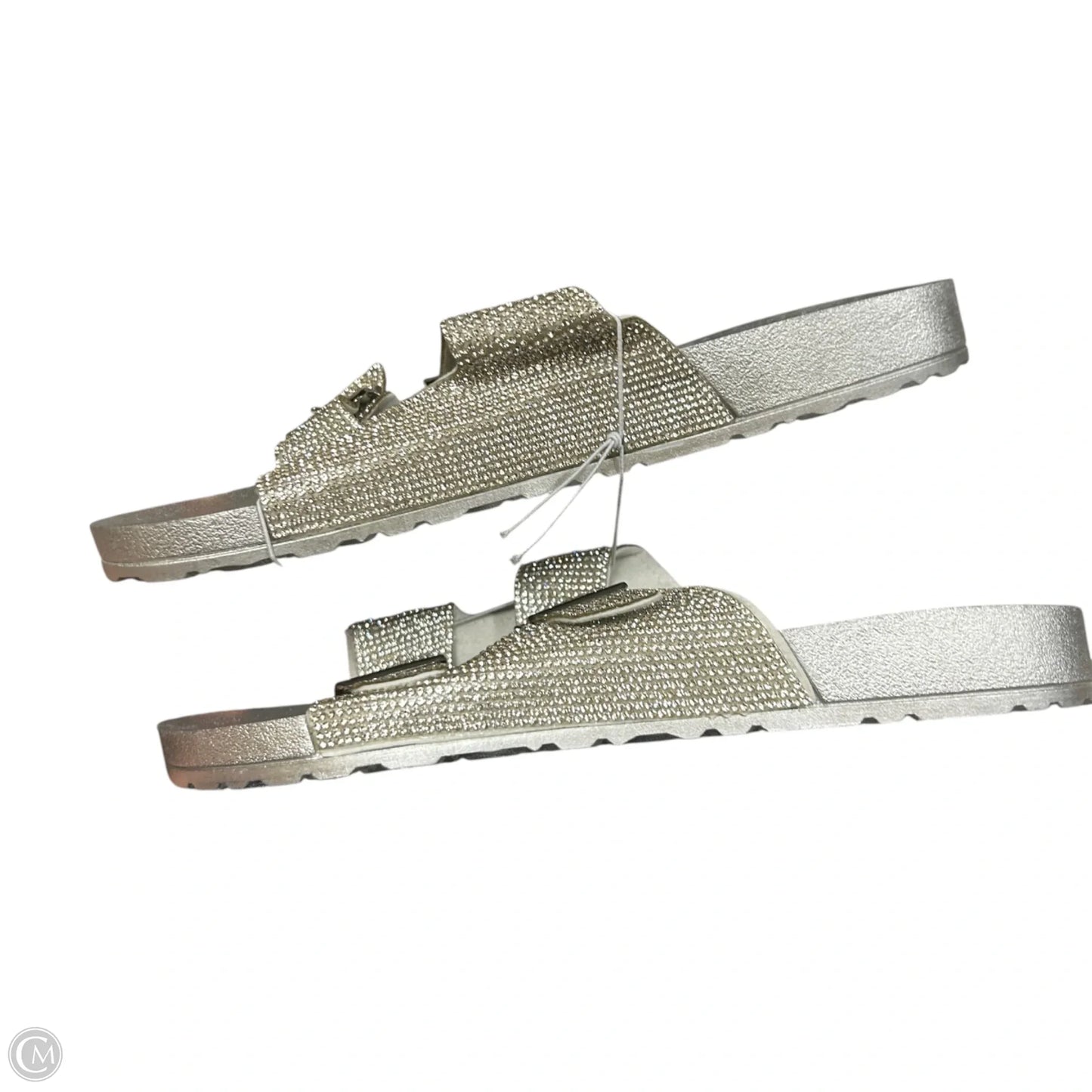 Sandals Flats By Db Studio In Silver, Size: 11