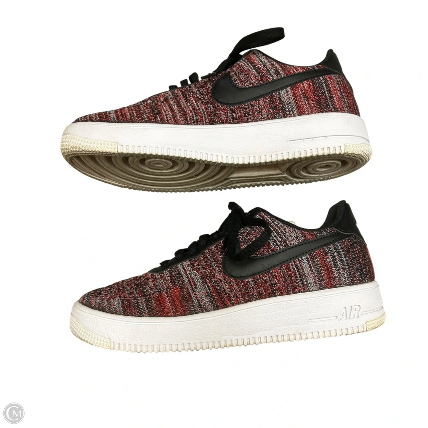Shoes Sneakers By Nike In Black & Red, Size: 9
