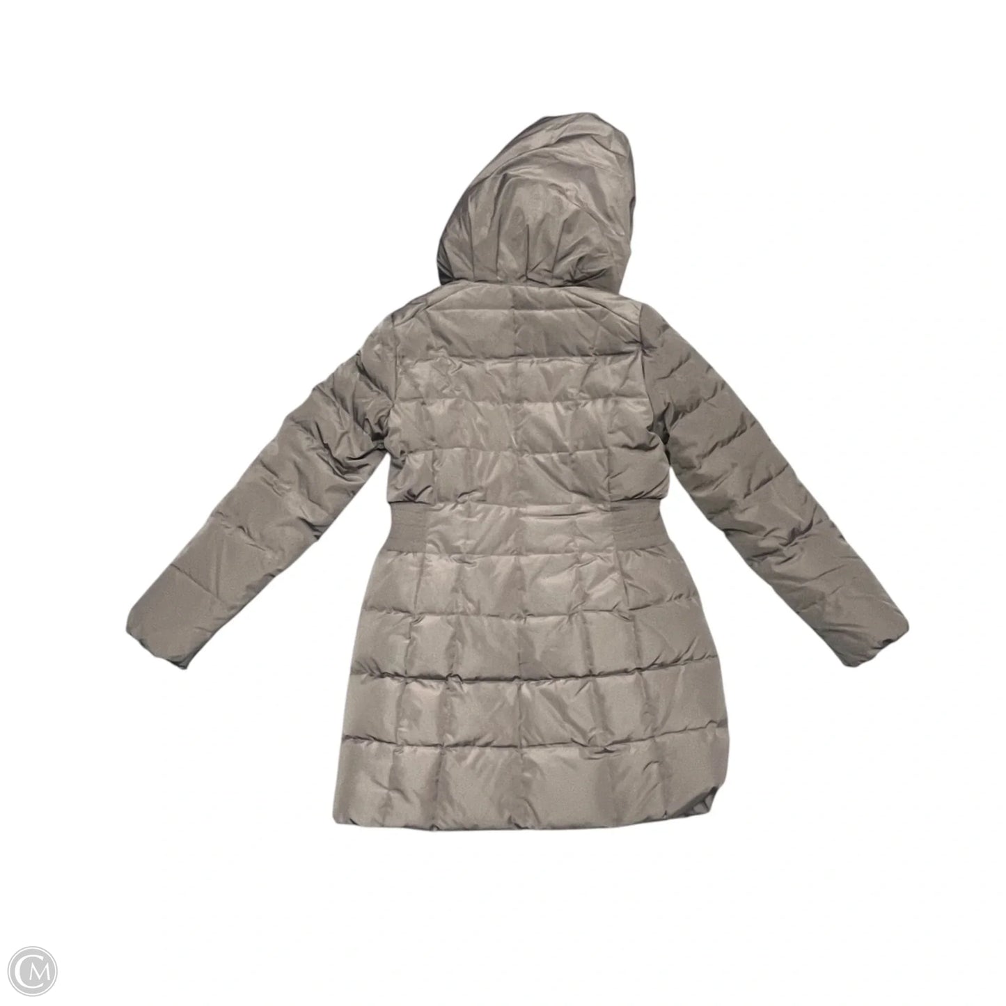 Jacket Puffer & Quilted By Cole-haan In Grey, Size: M