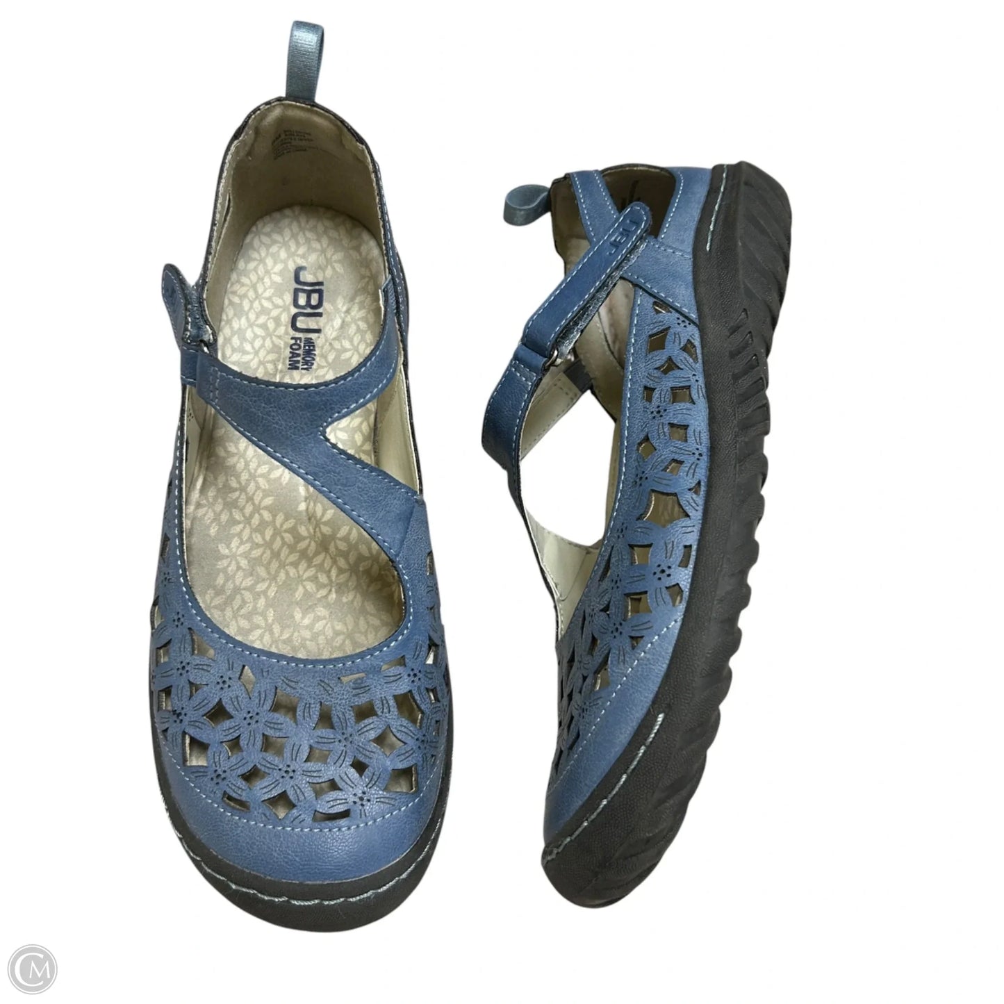 Shoes Flats By Jbu By Jambu In Blue, Size: 8