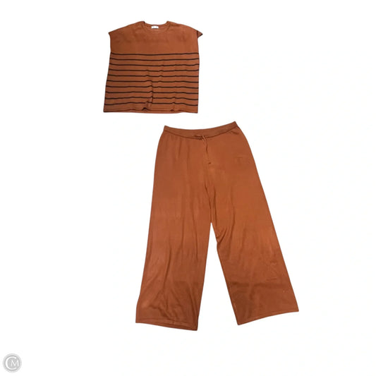 Sweater 2pc By Ekouaer In Black & Brown, Size: 2x