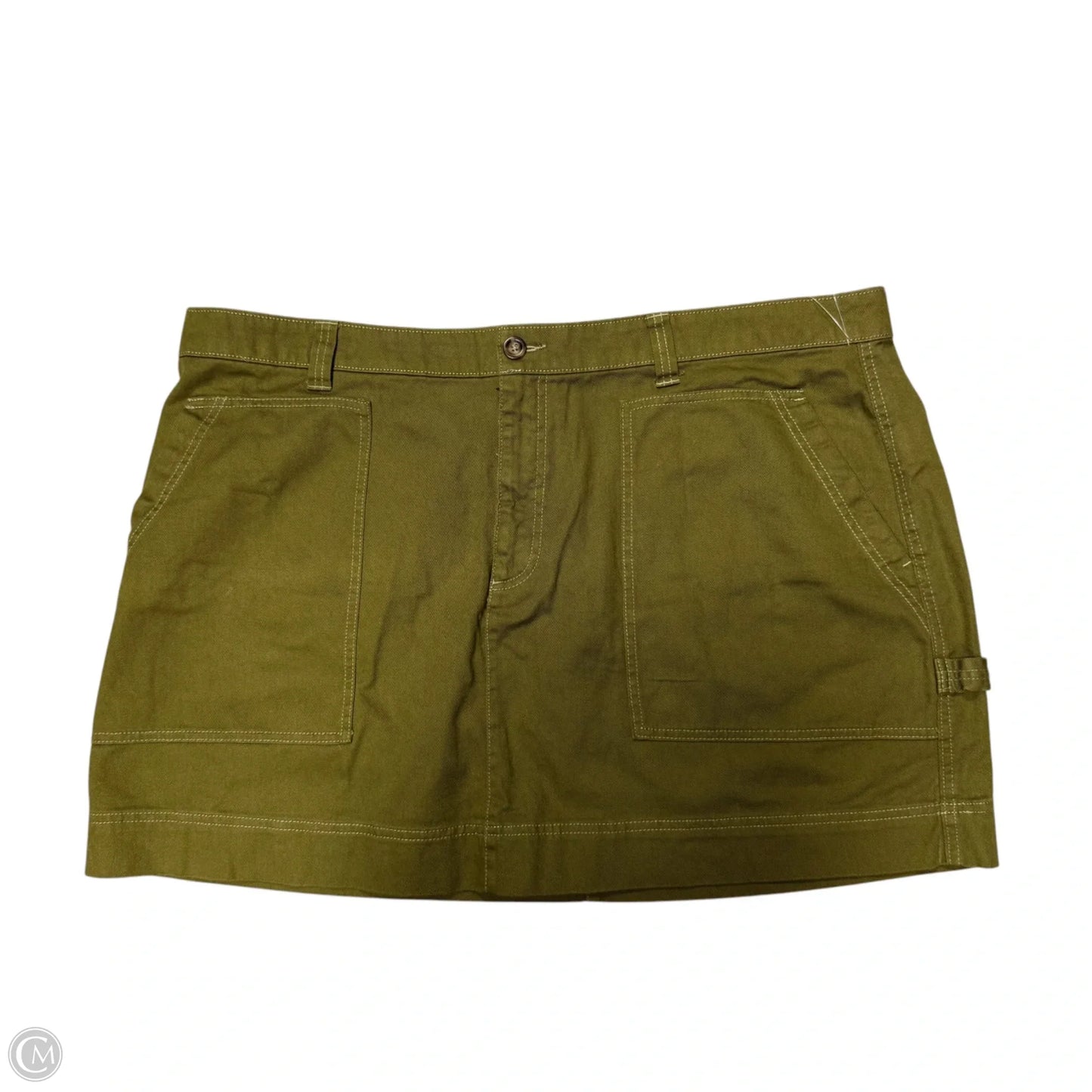 Skirt Midi By Old Navy In Green, Size: 3x