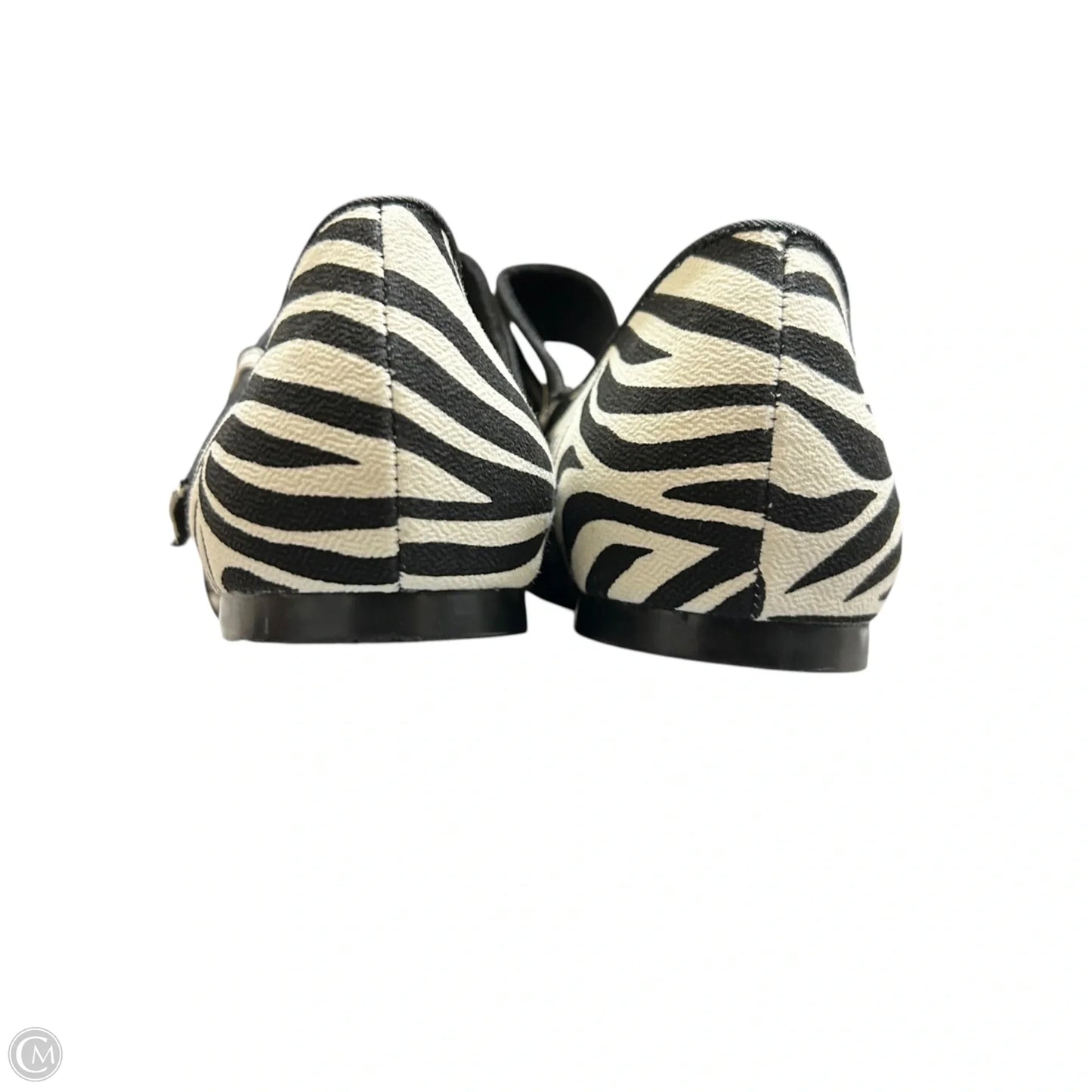 Shoes Flats By Zara In Zebra Print, Size: 6.5