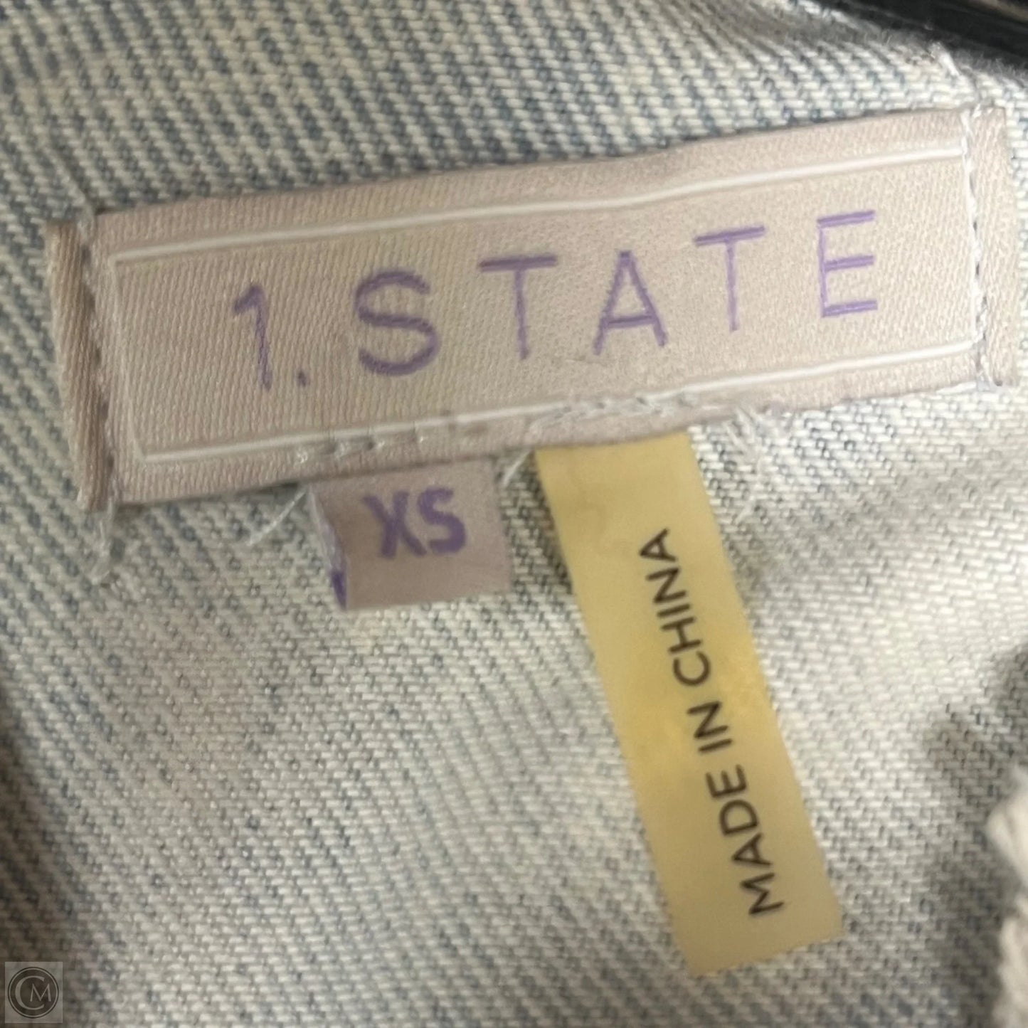 Dress Casual Midi By 1.state In Blue Denim, Size: Xs