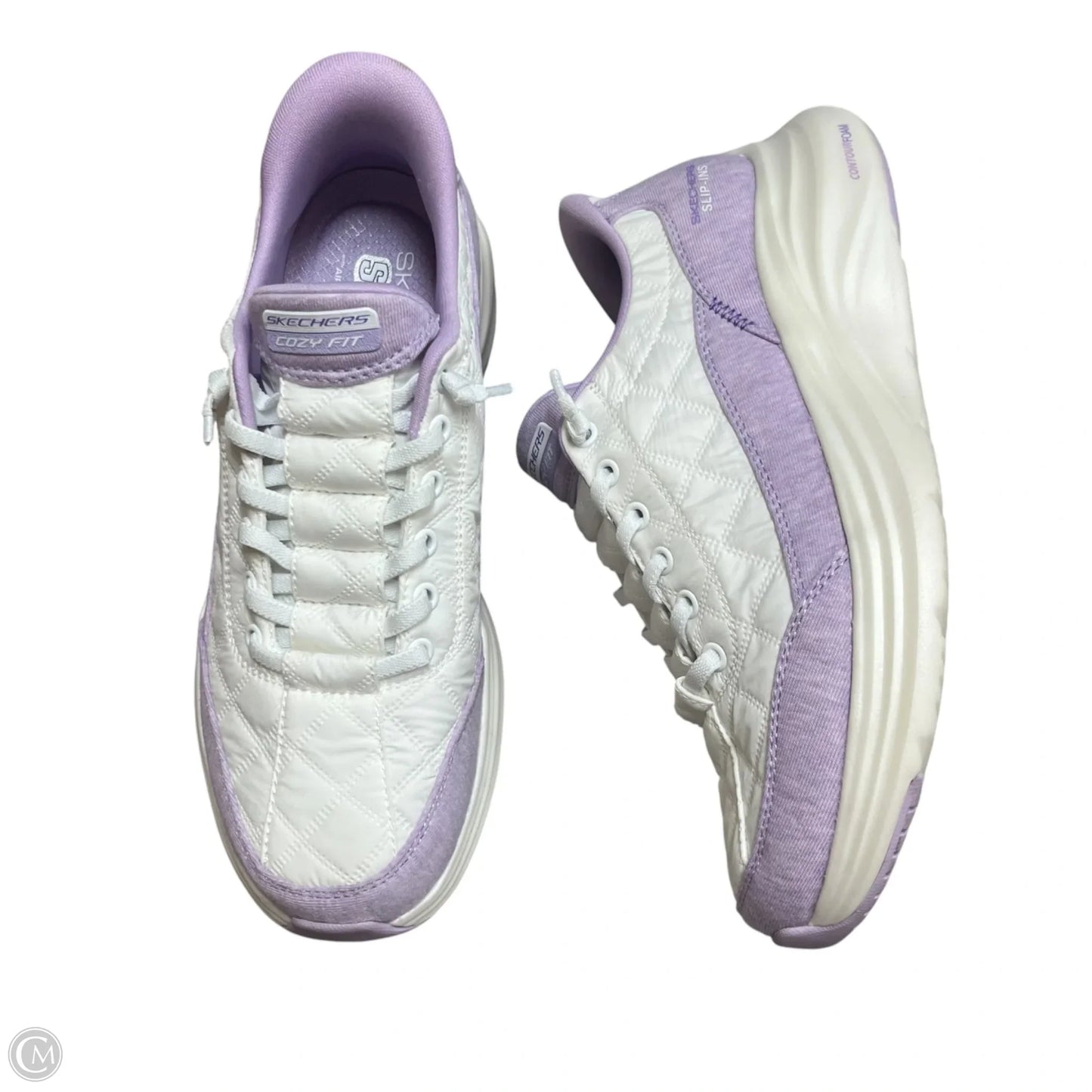 Shoes Sneakers By Skechers In White, Size: 9