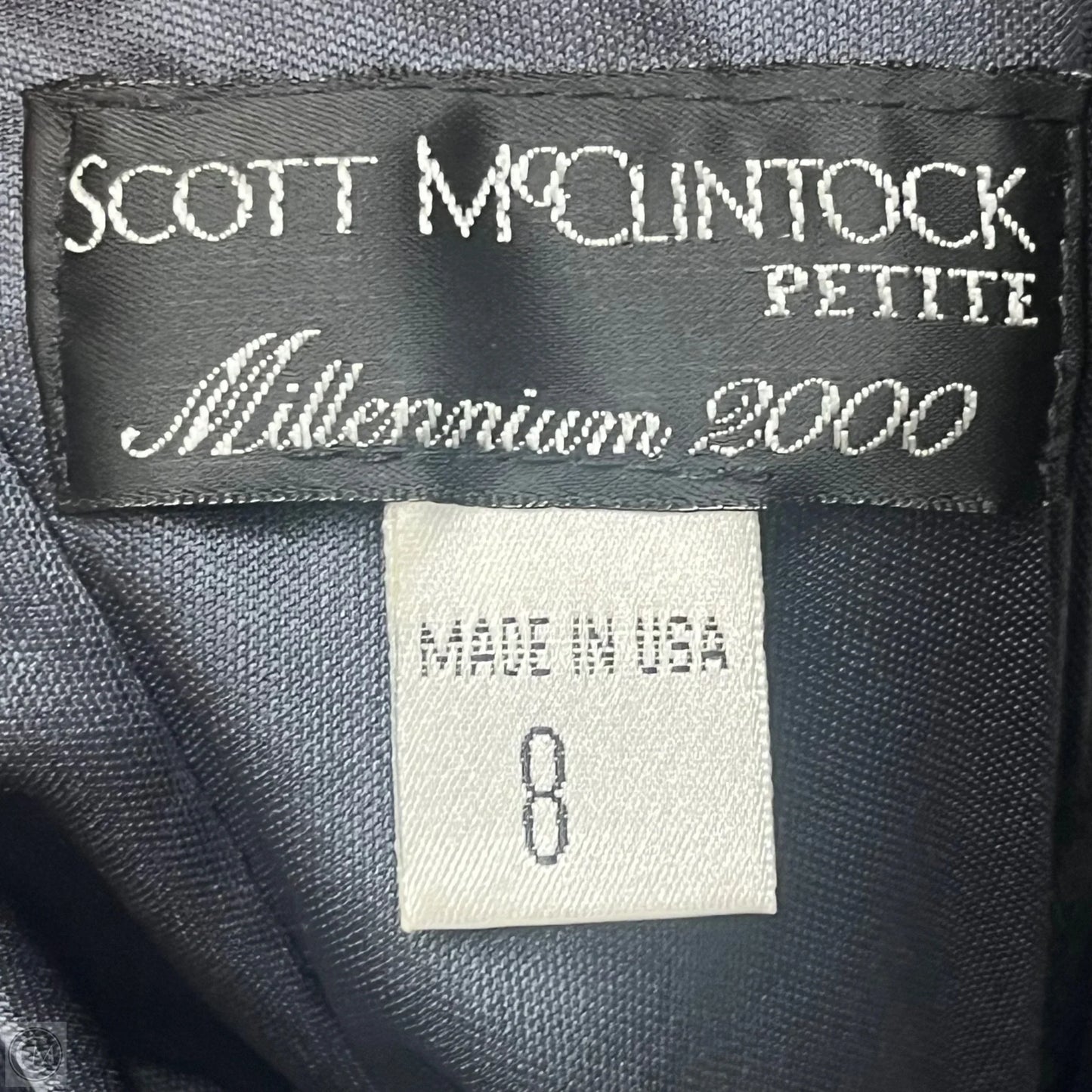 Dress Casual Maxi By Scott Mcclintok In Grey & Silver, Size: M