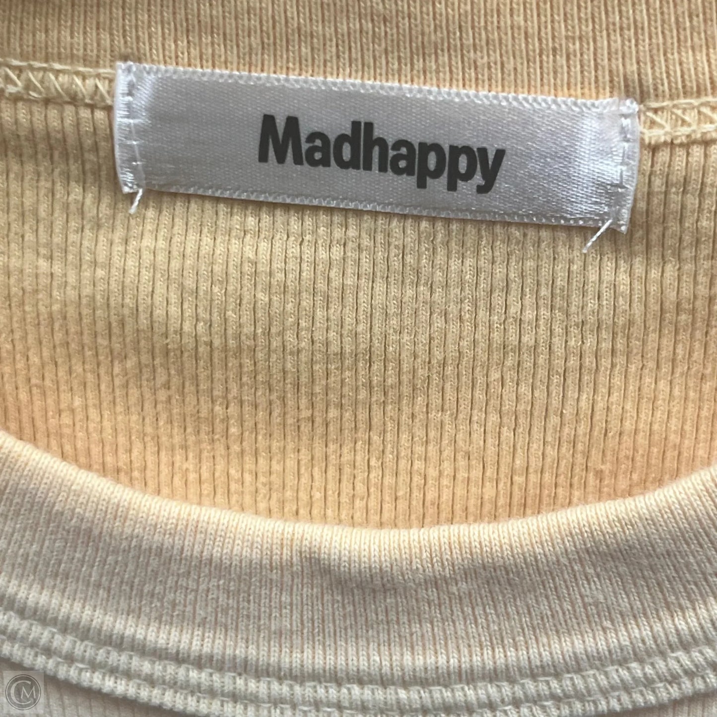Top Short Sleeve By Madhappy In Orange, Size: Xl