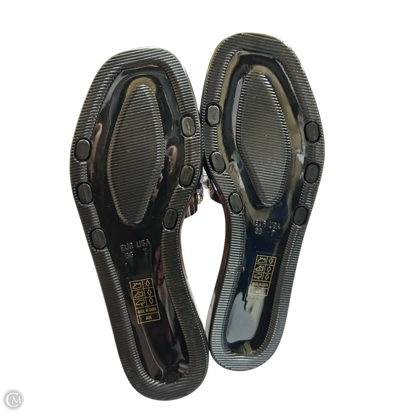 Sandals Flats By Lauren Lorraine In Black, Size: 7