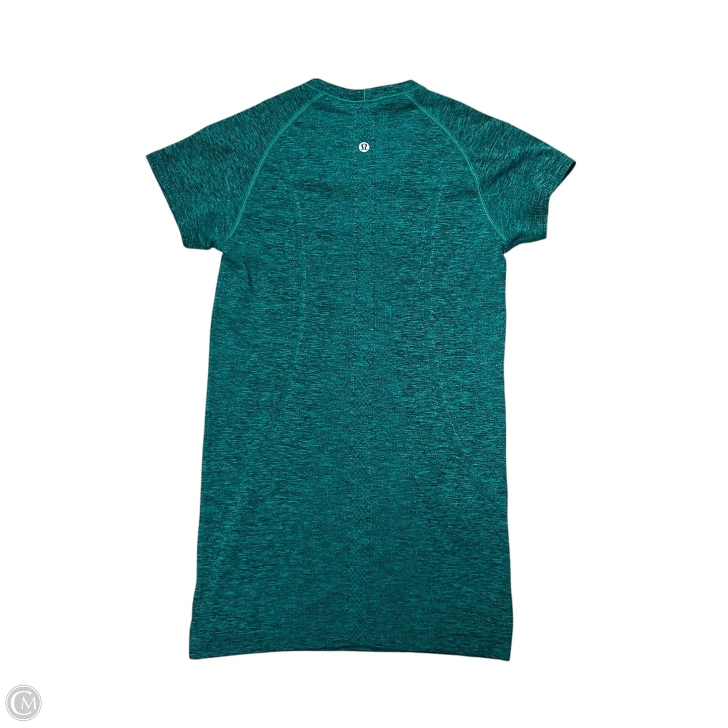Athletic Top Short Sleeve By Lululemon In Green, Size: S