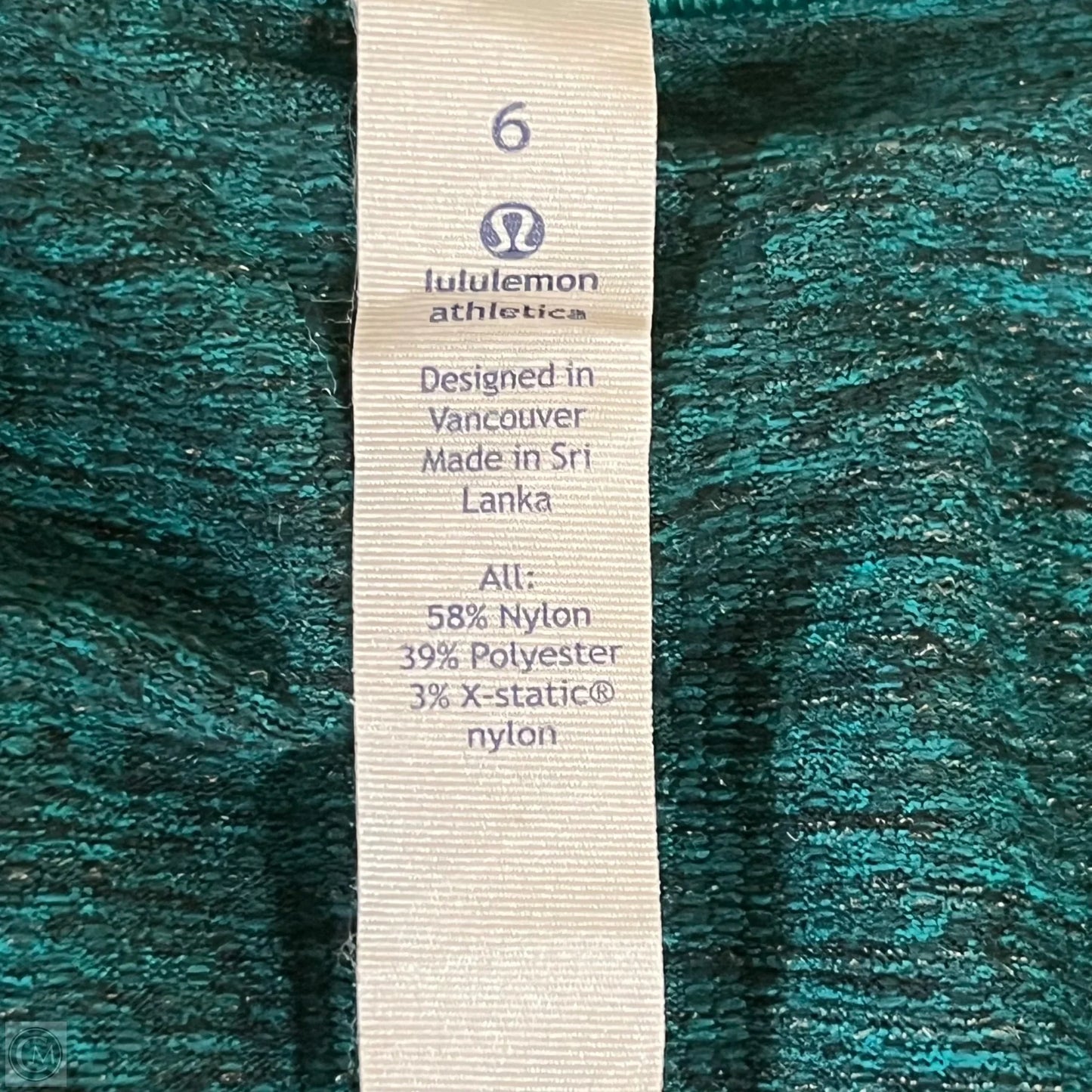 Athletic Top Short Sleeve By Lululemon In Green, Size: S