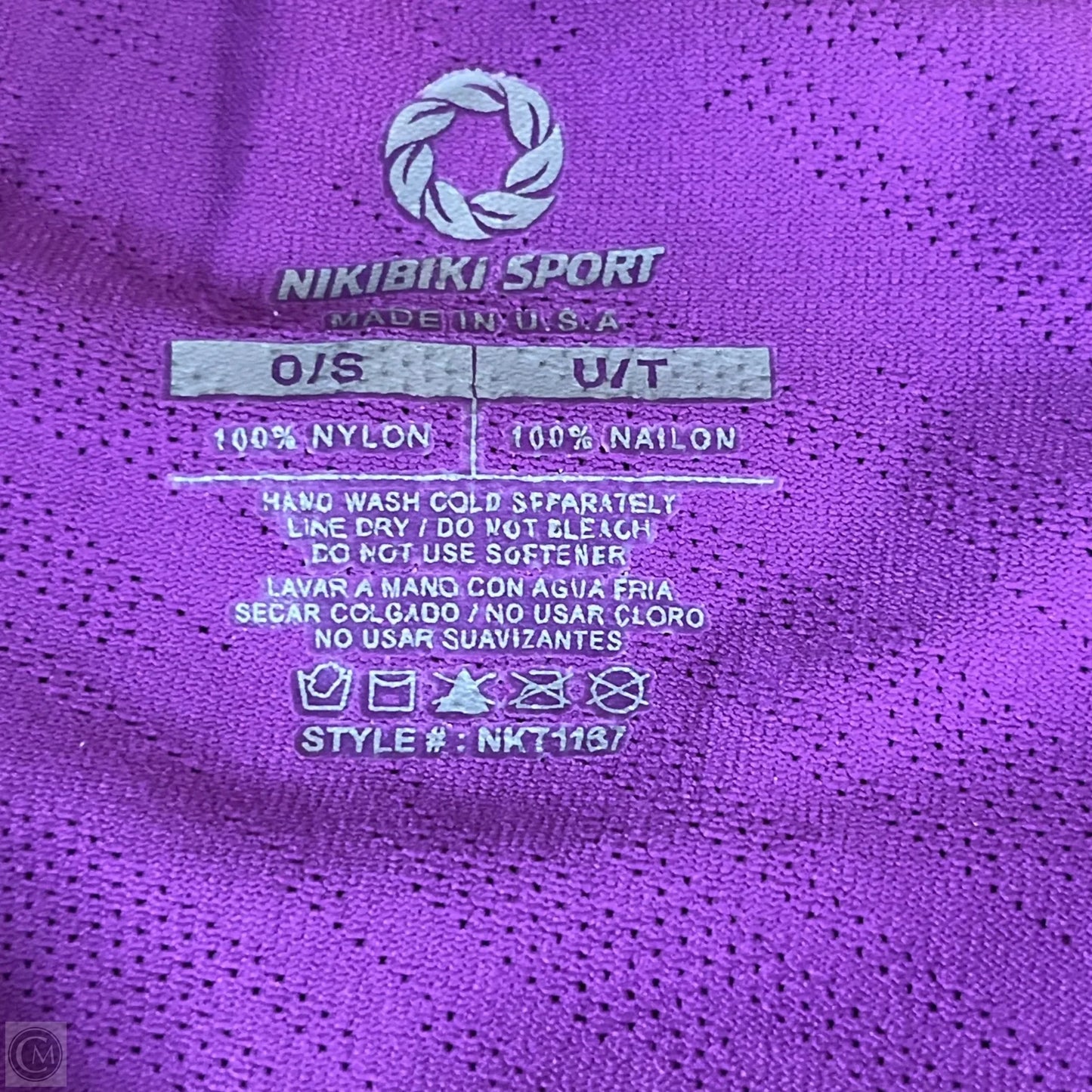Athletic Tank Top By Nikibiki In Purple, Size: Osfm
