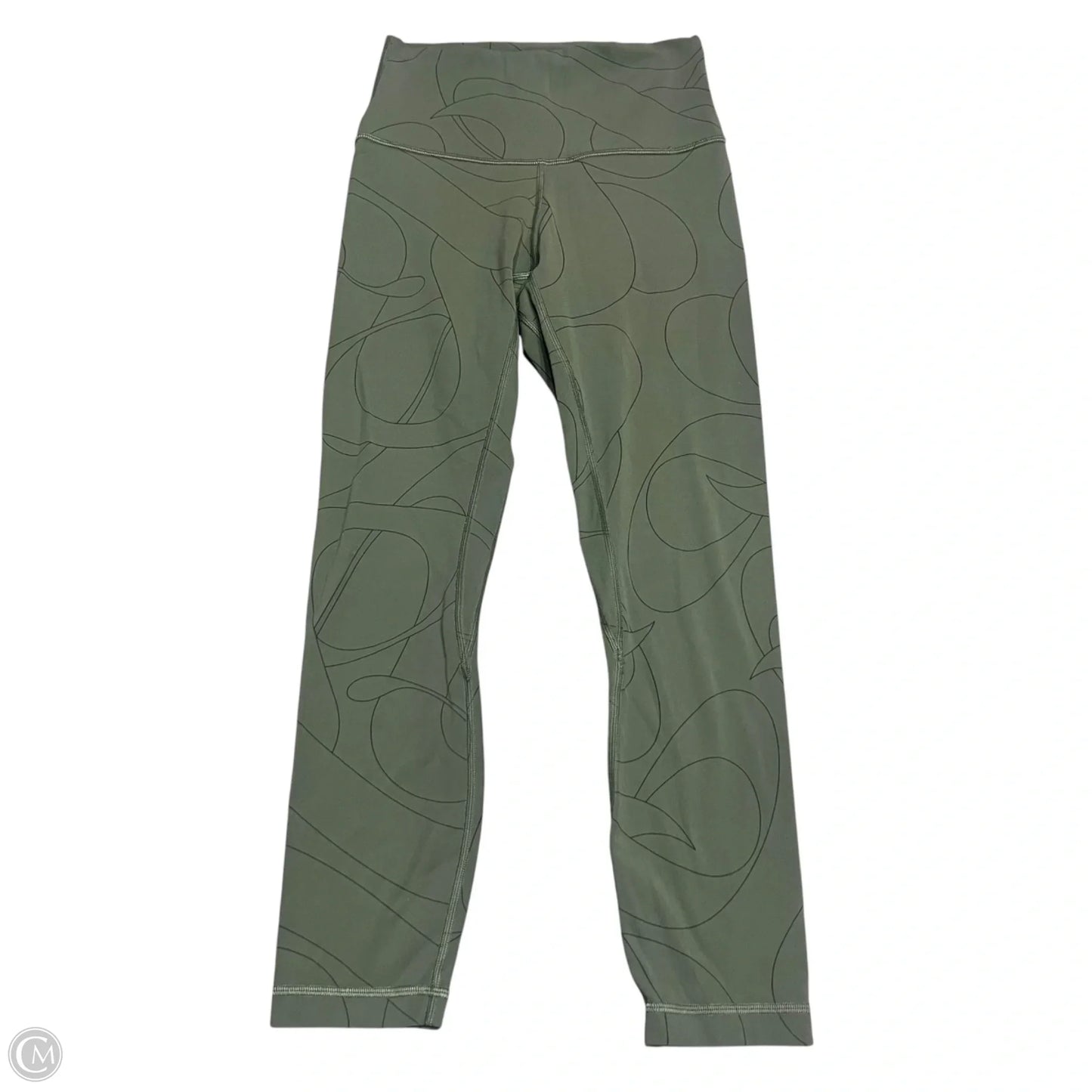 Athletic Leggings By Lululemon In Green, Size: 4
