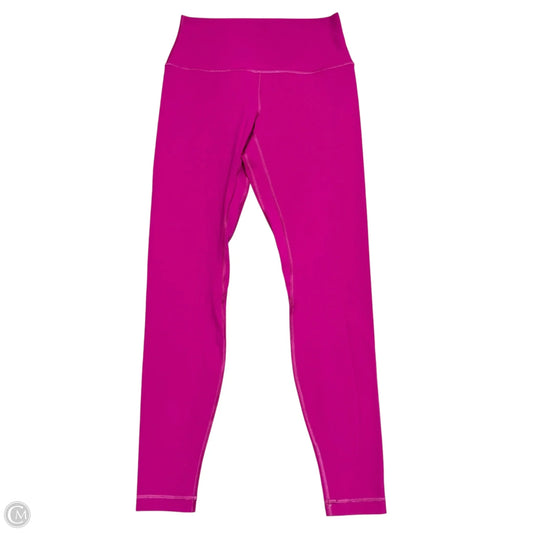 Athletic Leggings By Lululemon In Pink, Size: 8