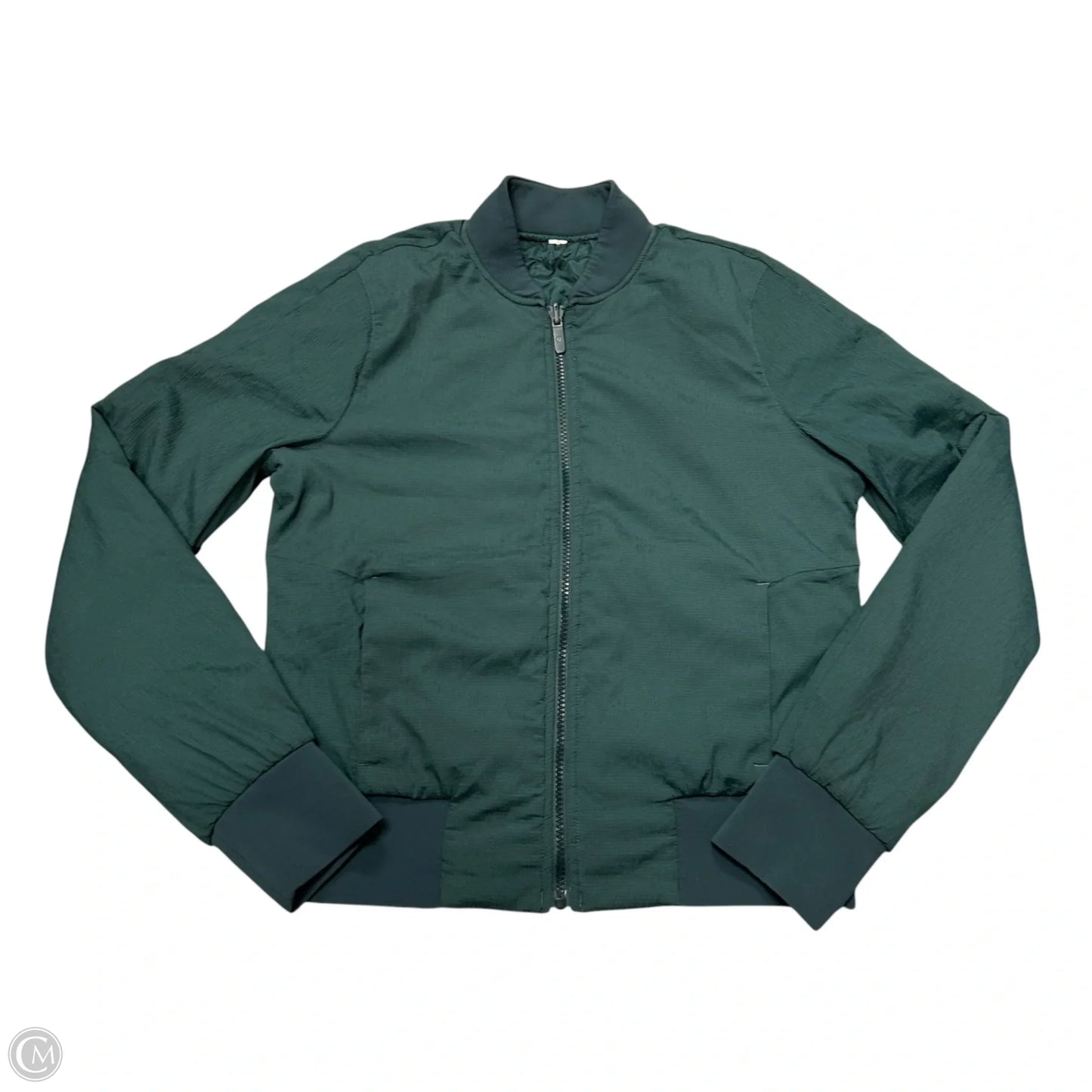 Athletic Jacket By Lululemon In Green, Size: S