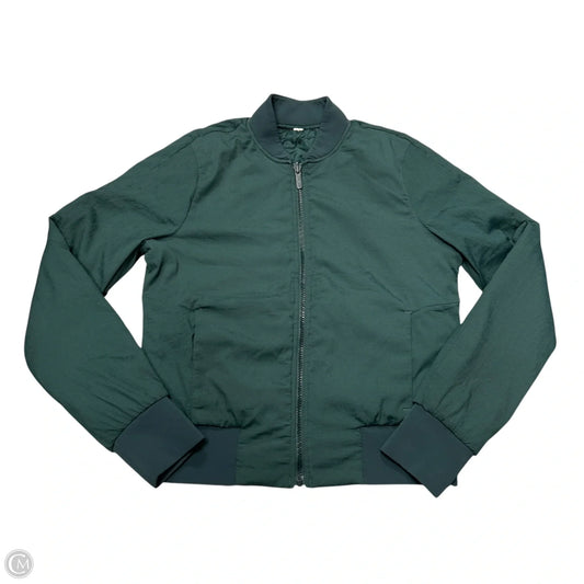 Athletic Jacket By Lululemon In Green, Size: S