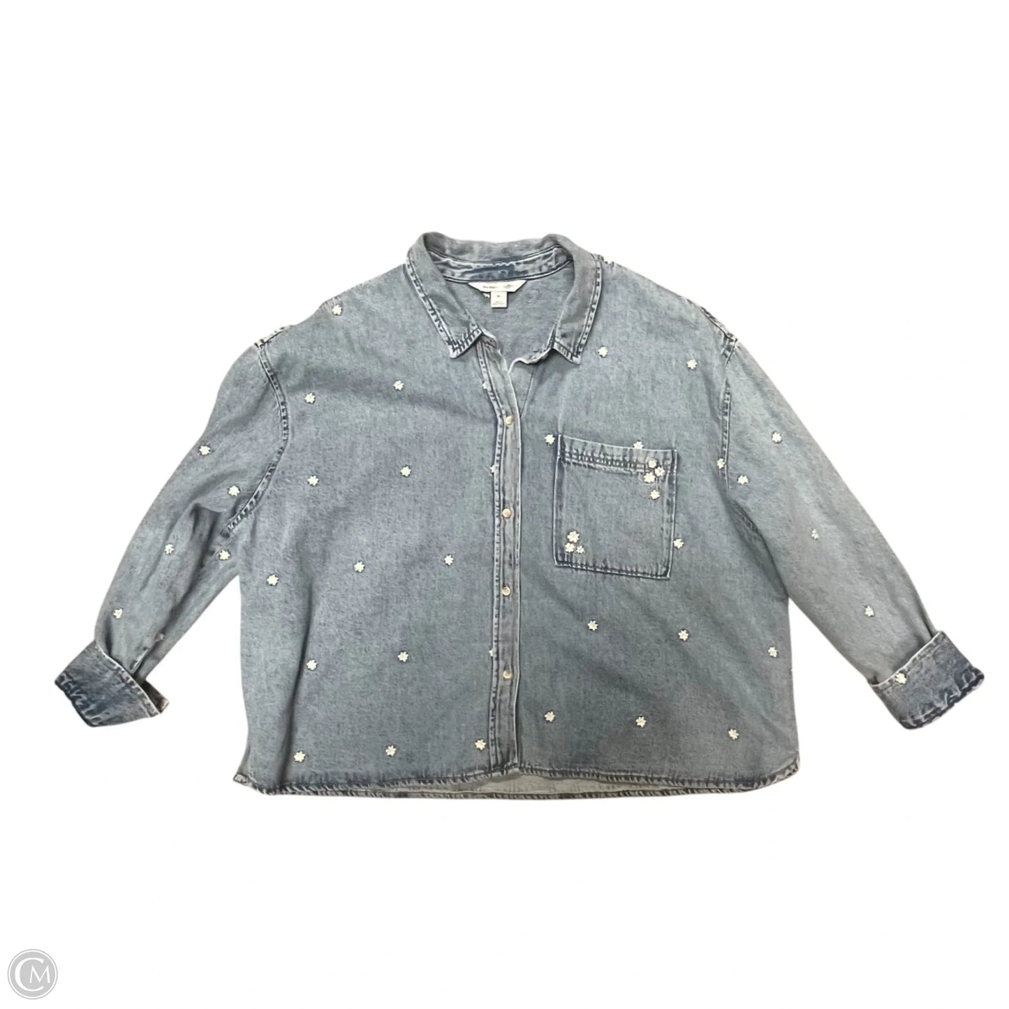 Jacket Denim By Old Navy In Blue Denim, Size: 3x