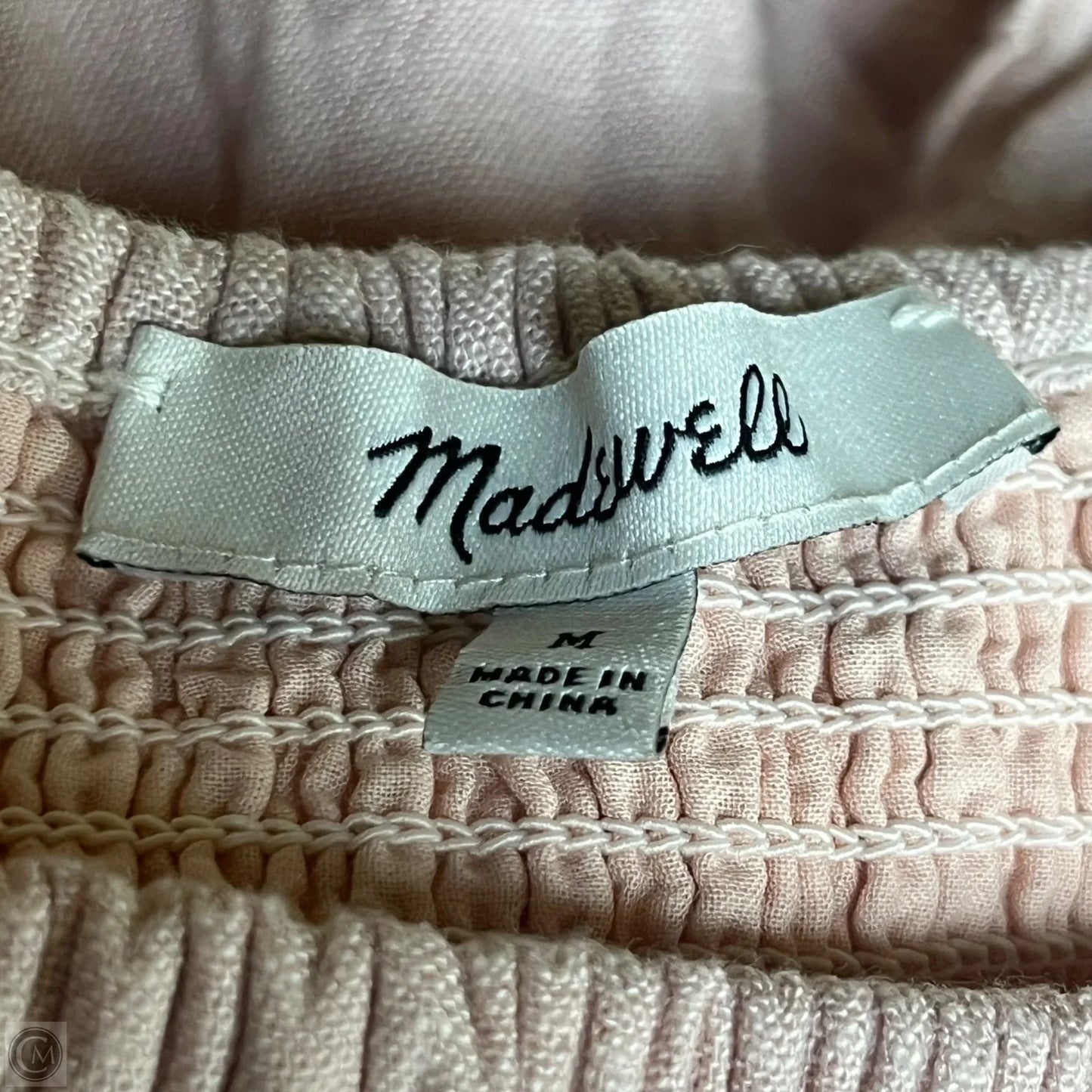 Dress Casual Midi By Madewell In Pink, Size: M