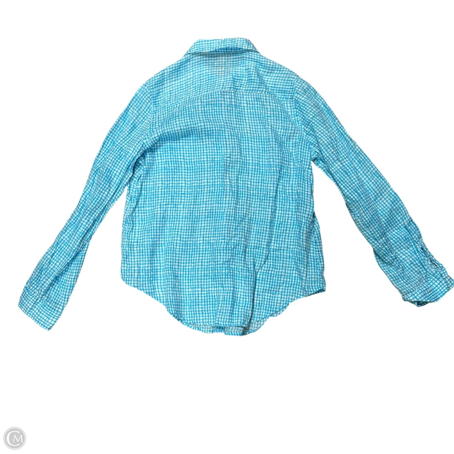 Top Long Sleeve Designer By Lilly Pulitzer In Blue, Size: M