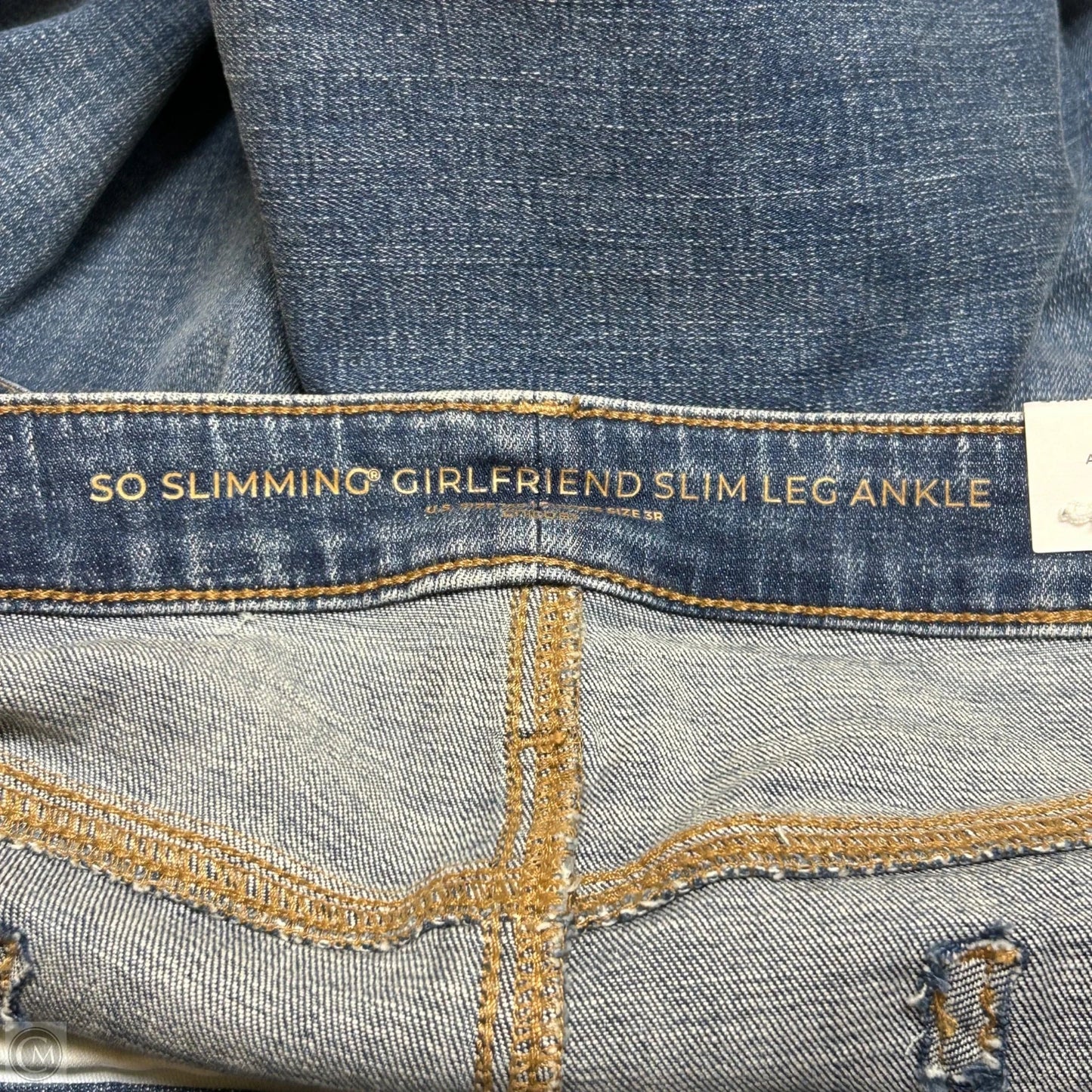Jeans Straight By Chicos In Blue Denim, Size: 16