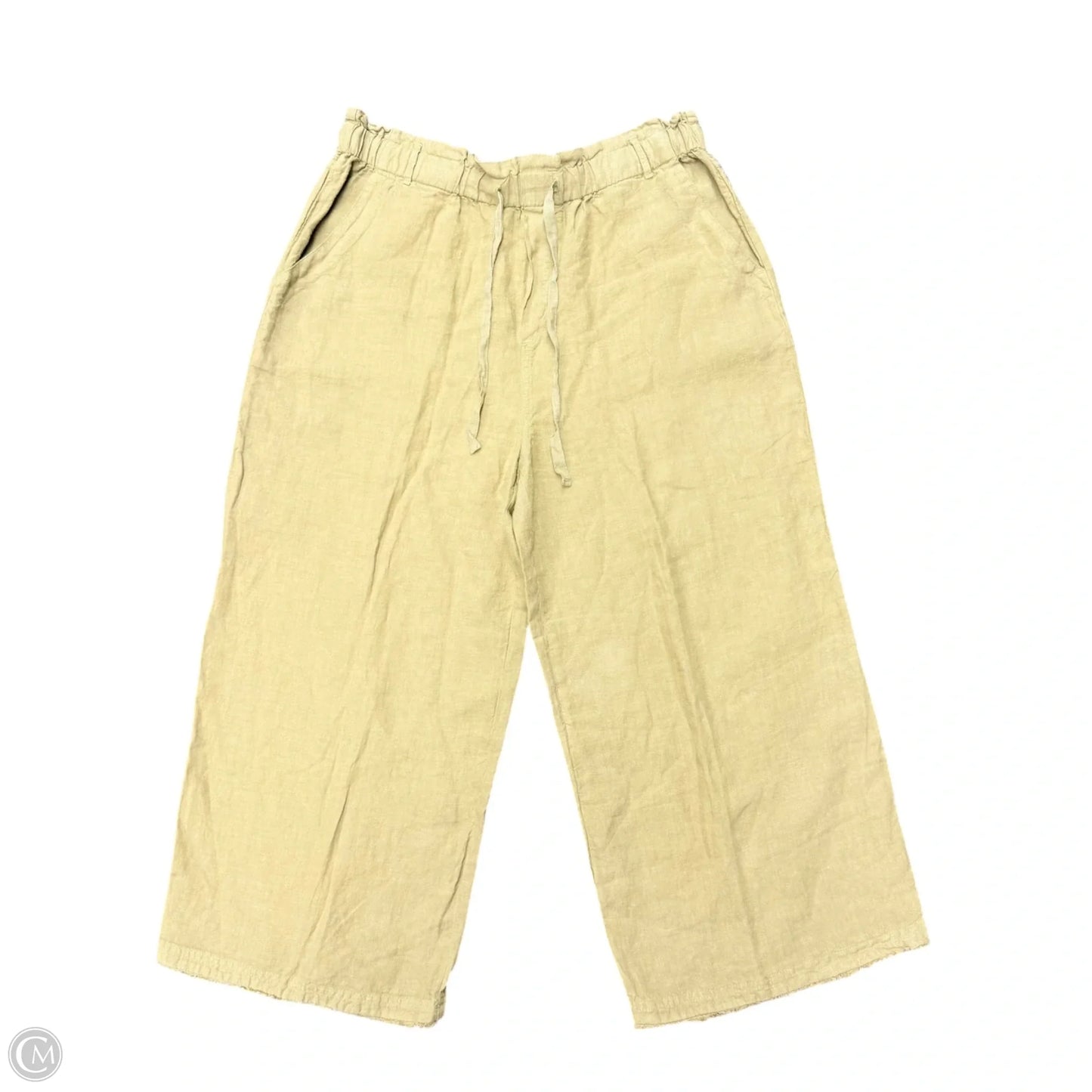 Pants Linen By Cloth & Stone In Brown, Size: L