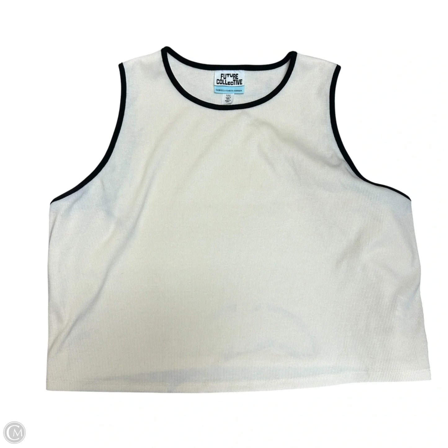 Tank Top By Future Collective In Cream, Size: Xxl