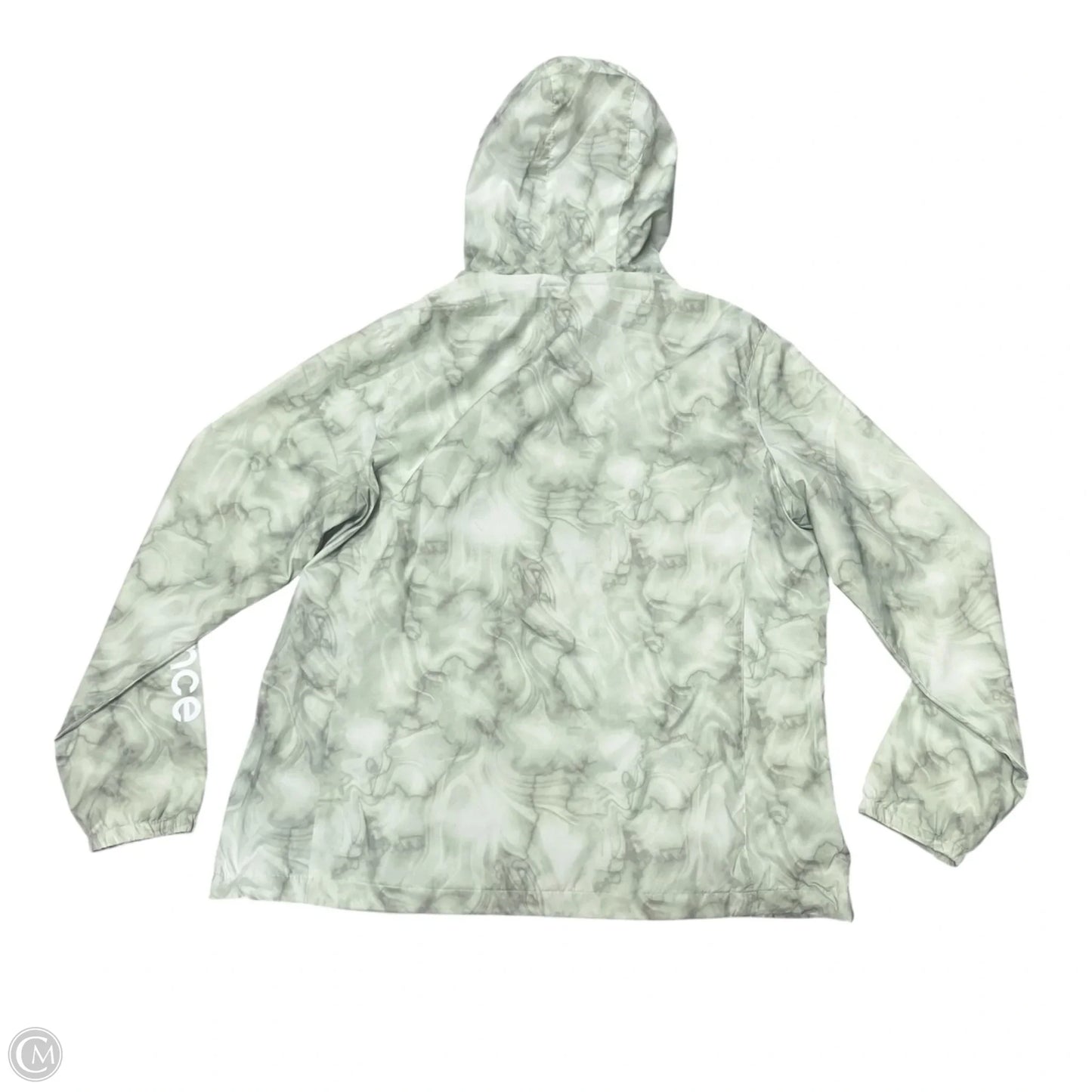 Athletic Jacket By New Balance In Green, Size: Xl