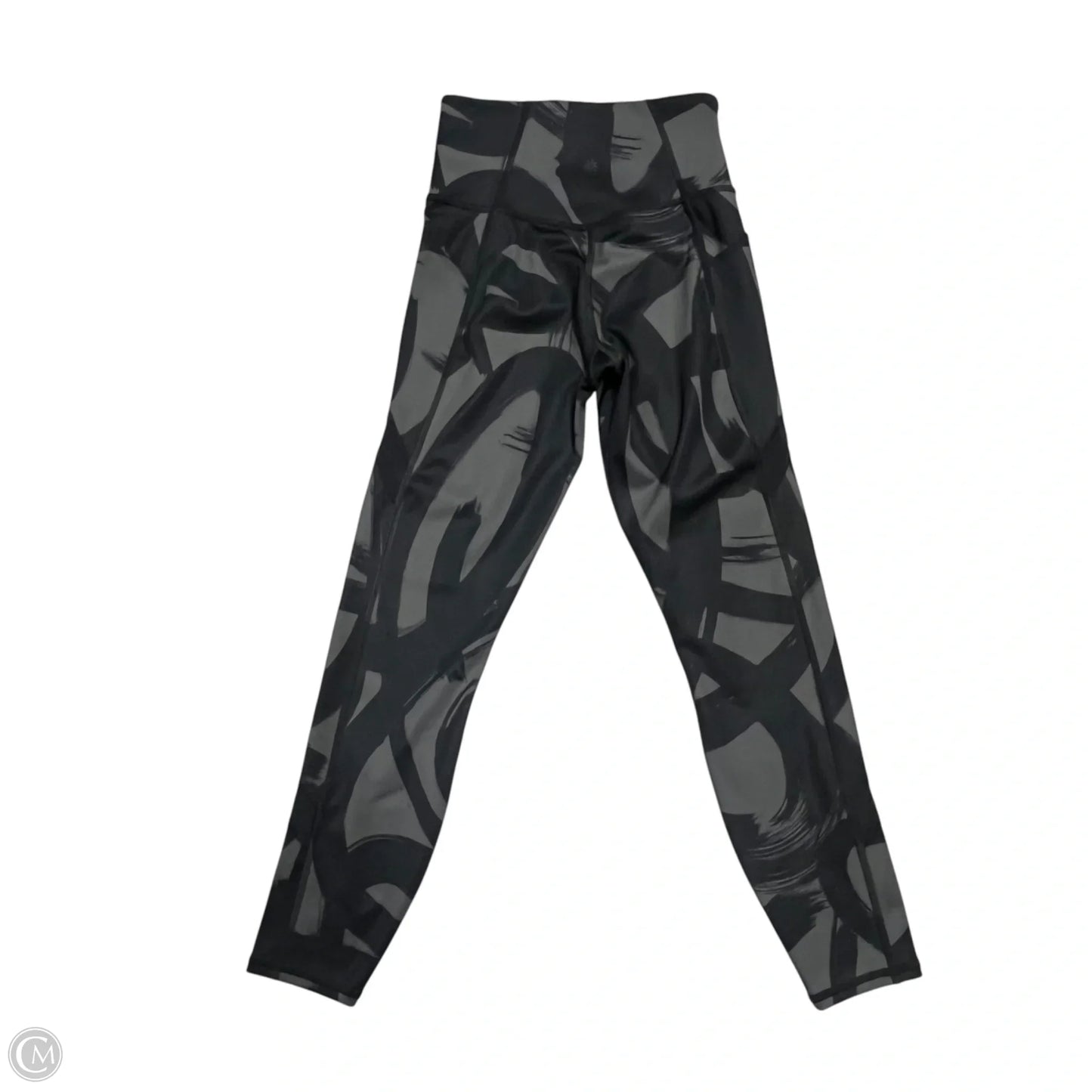 Athletic Leggings Capris By Athletica In Black & Grey, Size: 6
