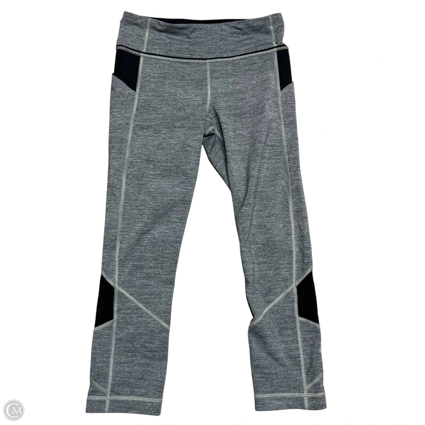 Athletic Leggings Capris By Lululemon In Grey, Size: 6