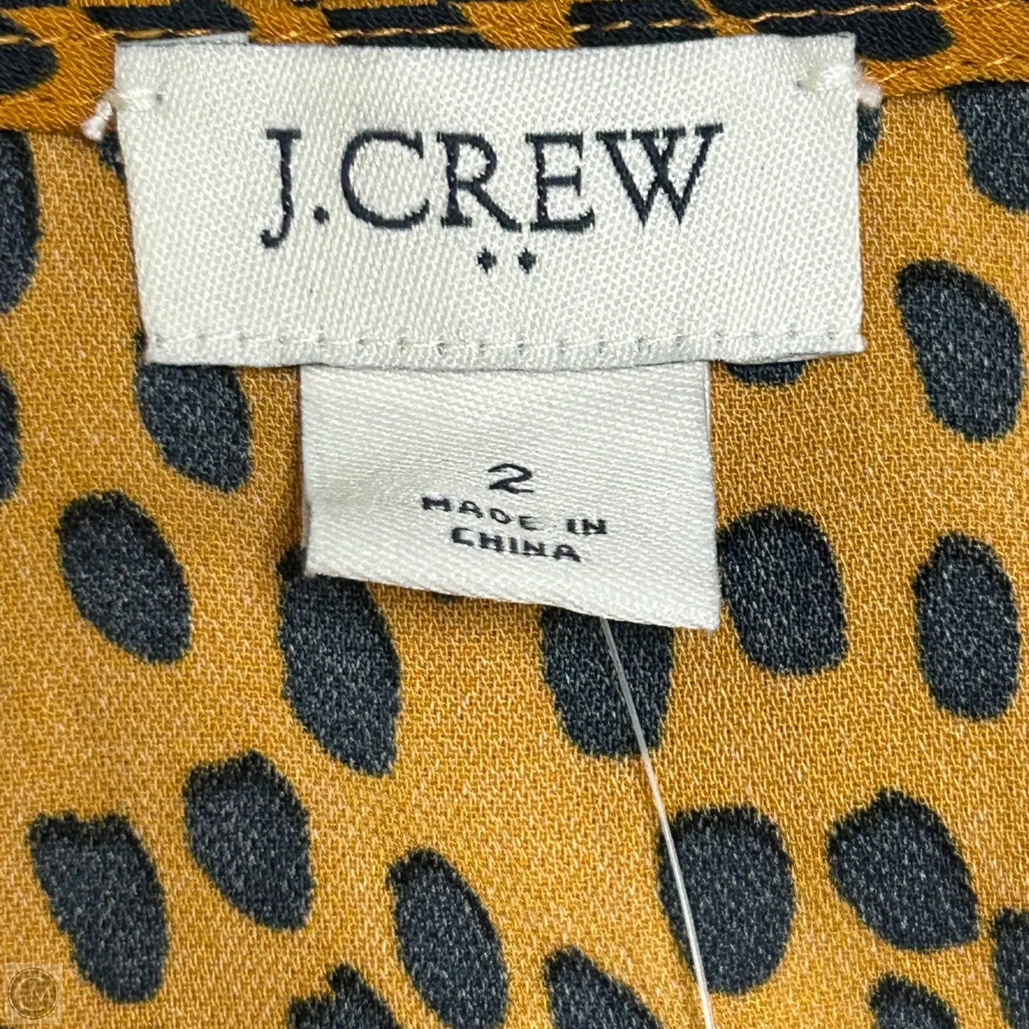 Dress Casual Short By J. Crew In Black & Orange, Size: Xs