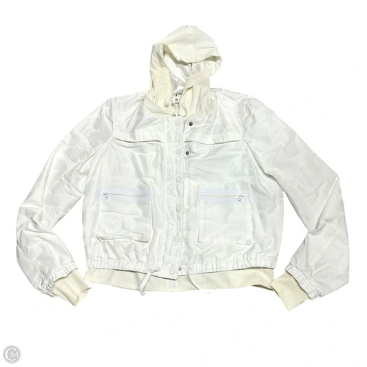 Athletic Jacket By Blank Noir In White, Size: L