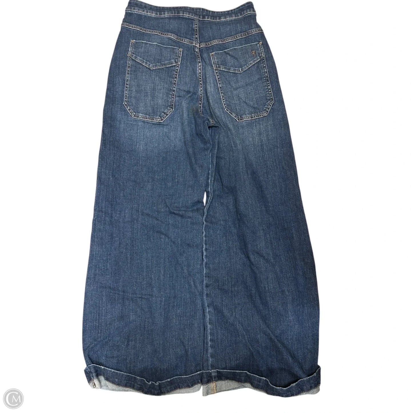 Jeans Wide Leg By Pilcro In Blue Denim, Size: 6