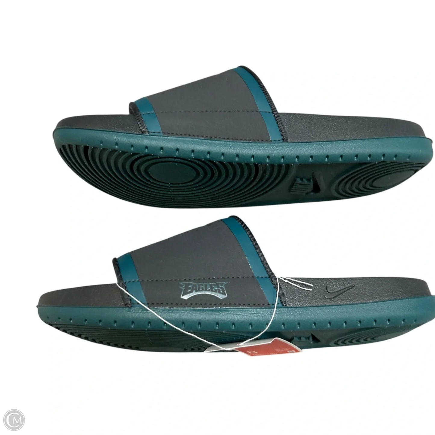 Sandals Sport By Nike In Black & Green, Size: 8