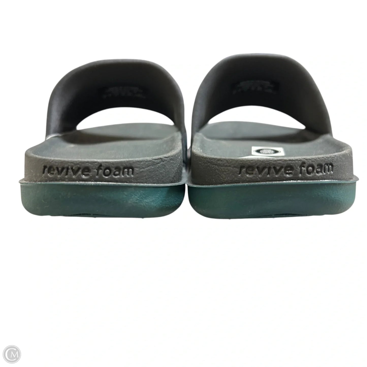 Sandals Sport By Nike In Black & Green, Size: 8