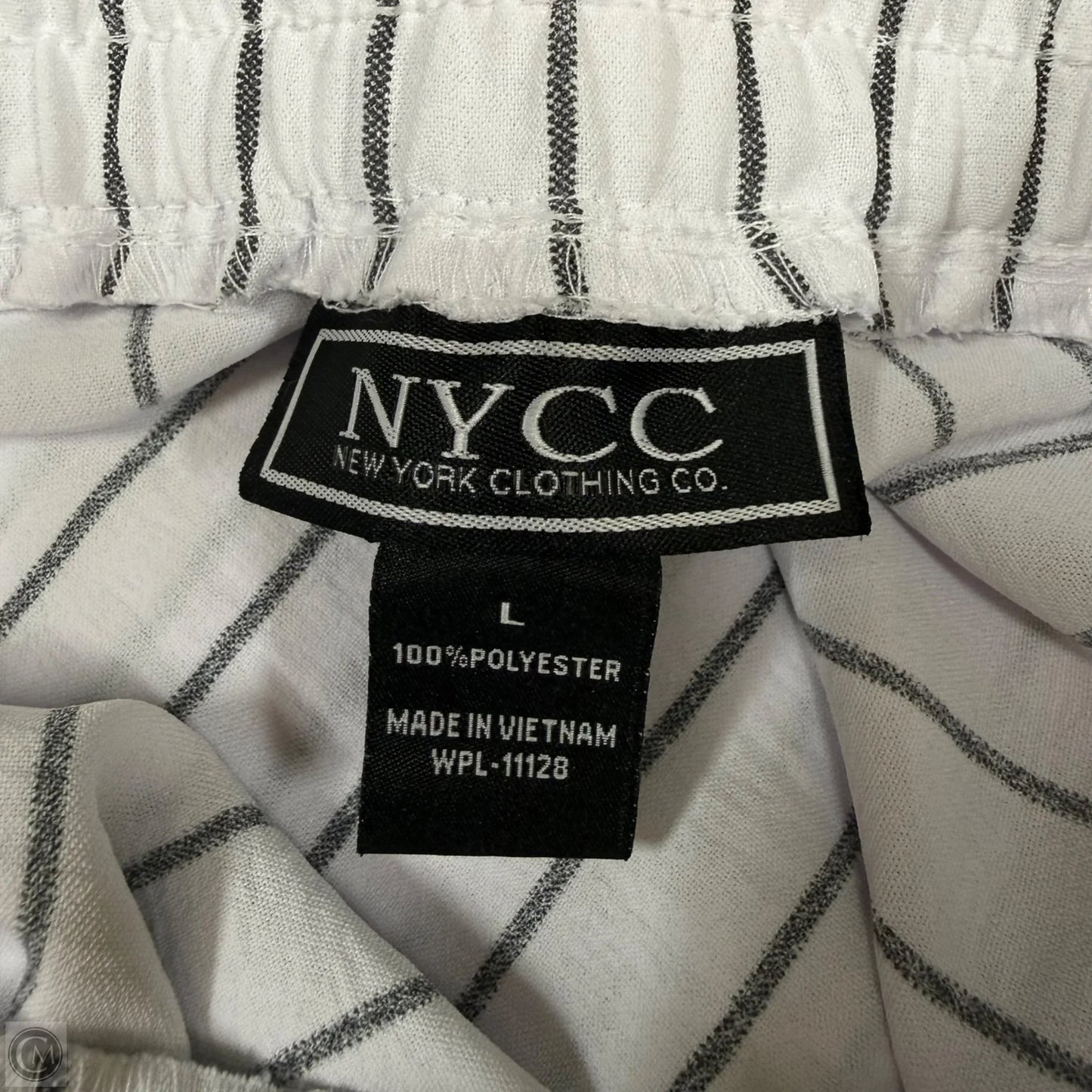 Pants Linen By Nycc In White, Size: L