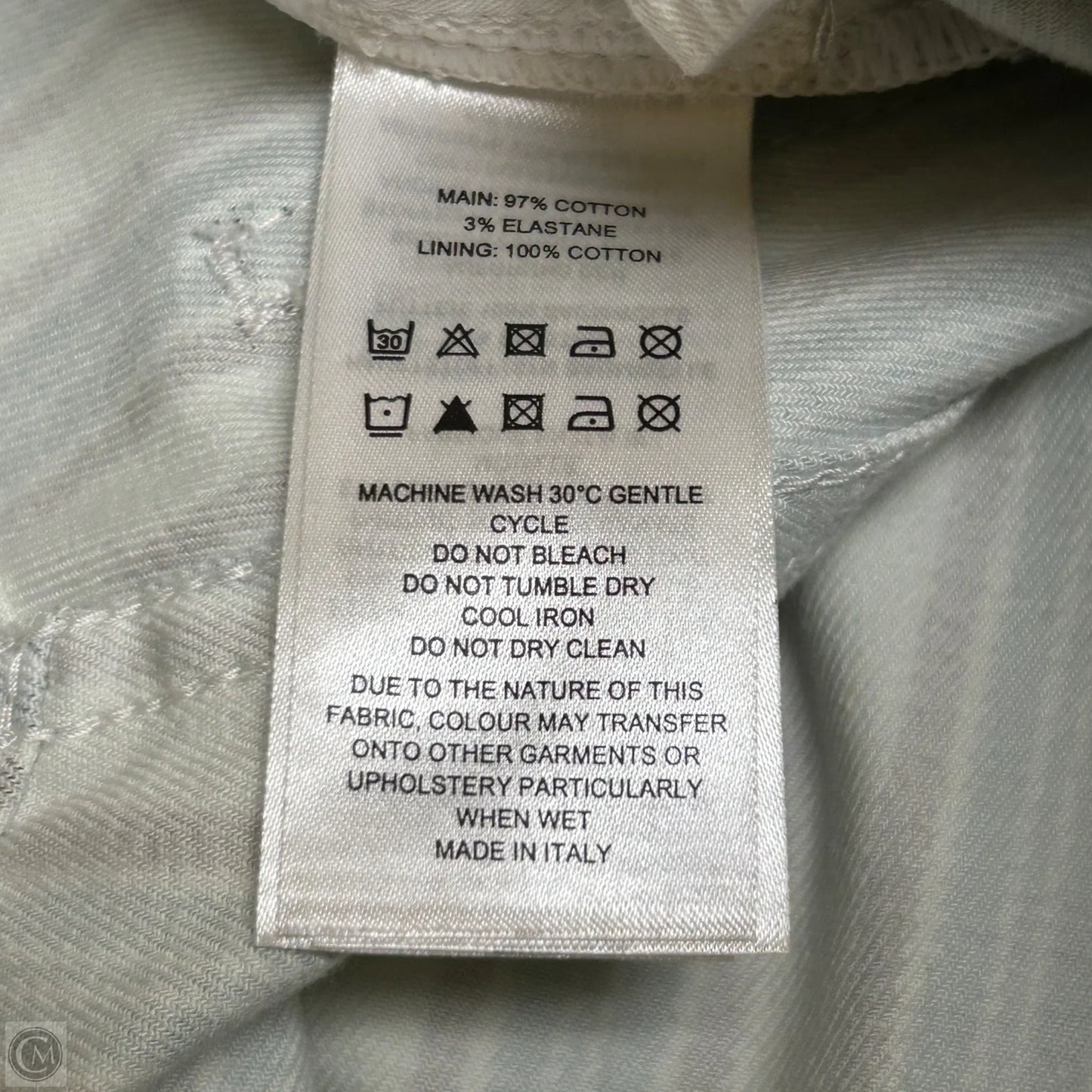 Jeans Straight By Alexa Chung In Green & White, Size: 0