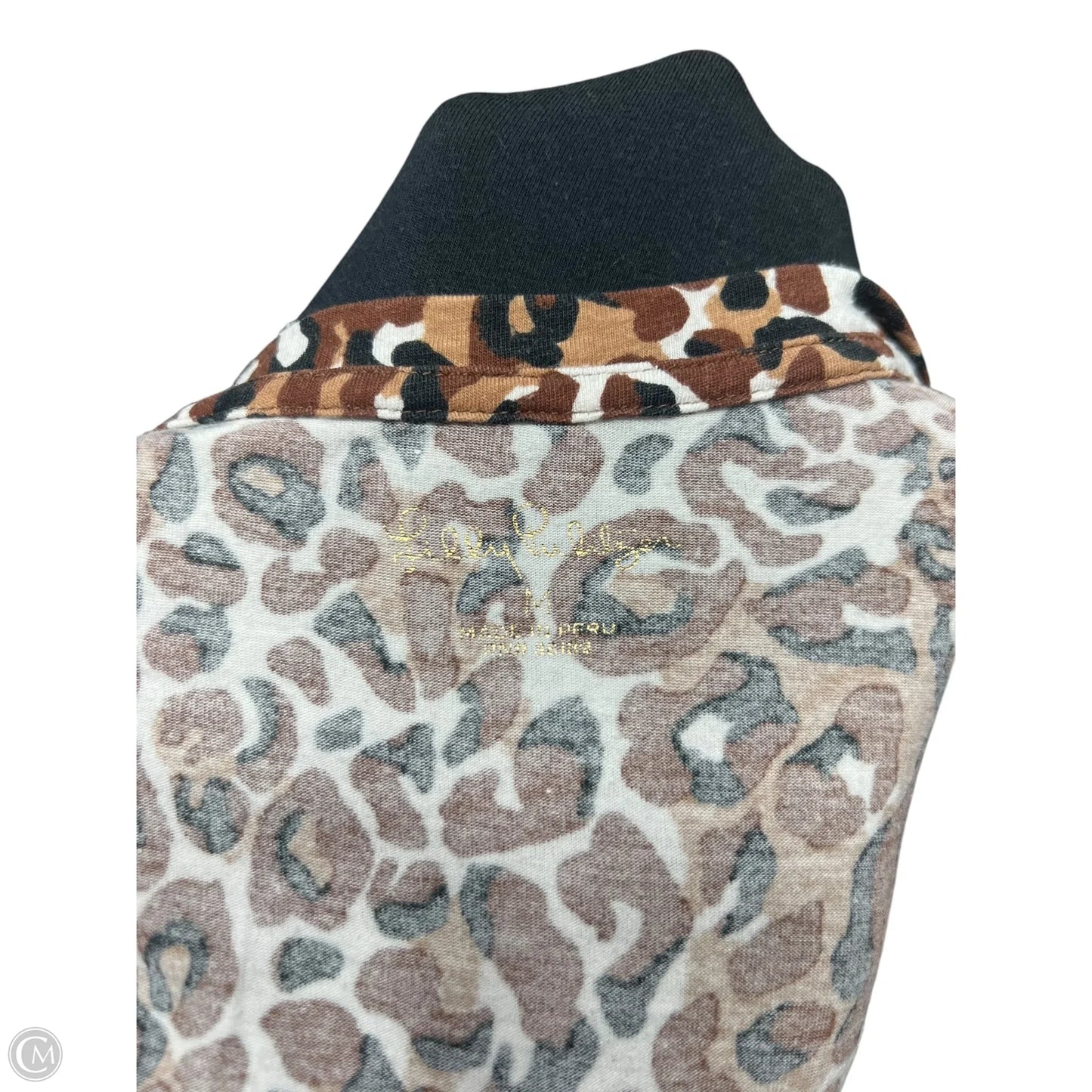 Top Long Sleeve Designer By Lilly Pulitzer In Animal Print, Size: M